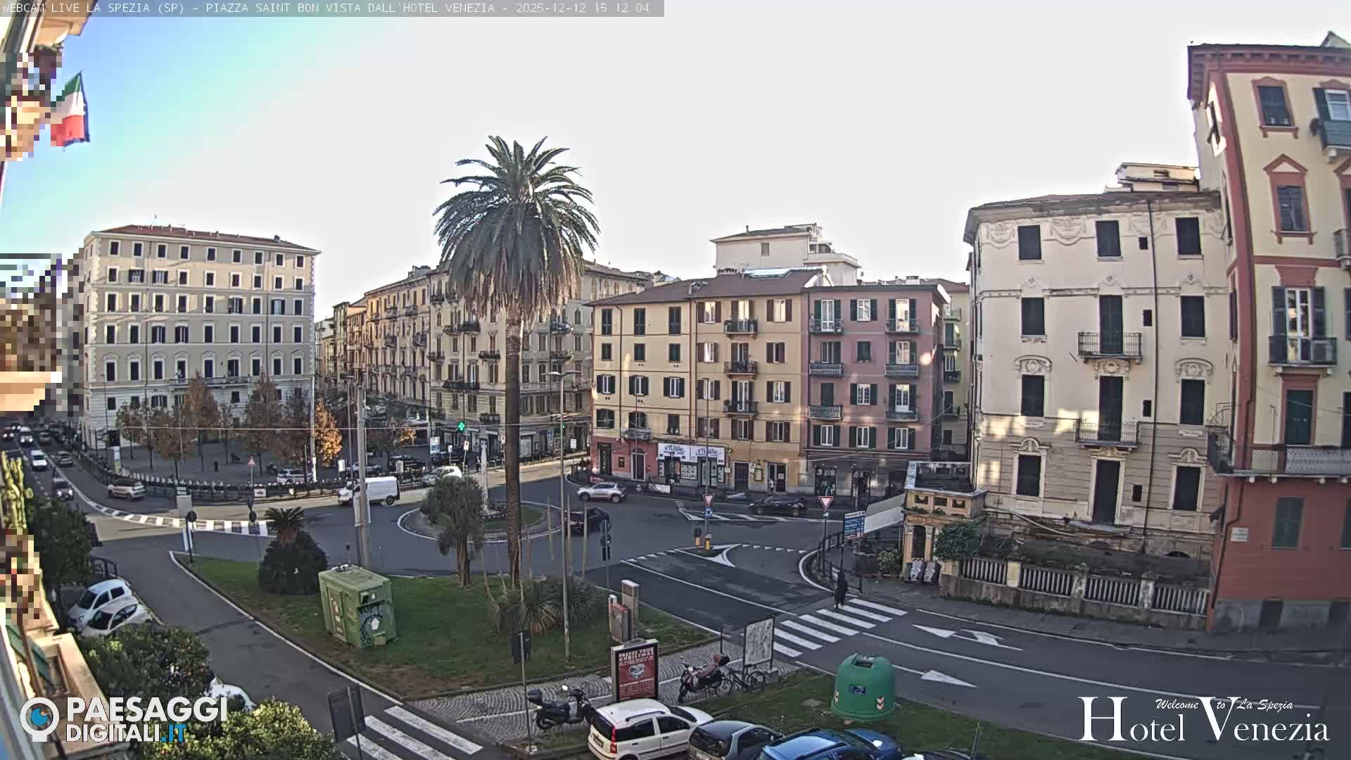 La Spezia Piazza Saint Bon Square Live Cam - Liguria, Italy