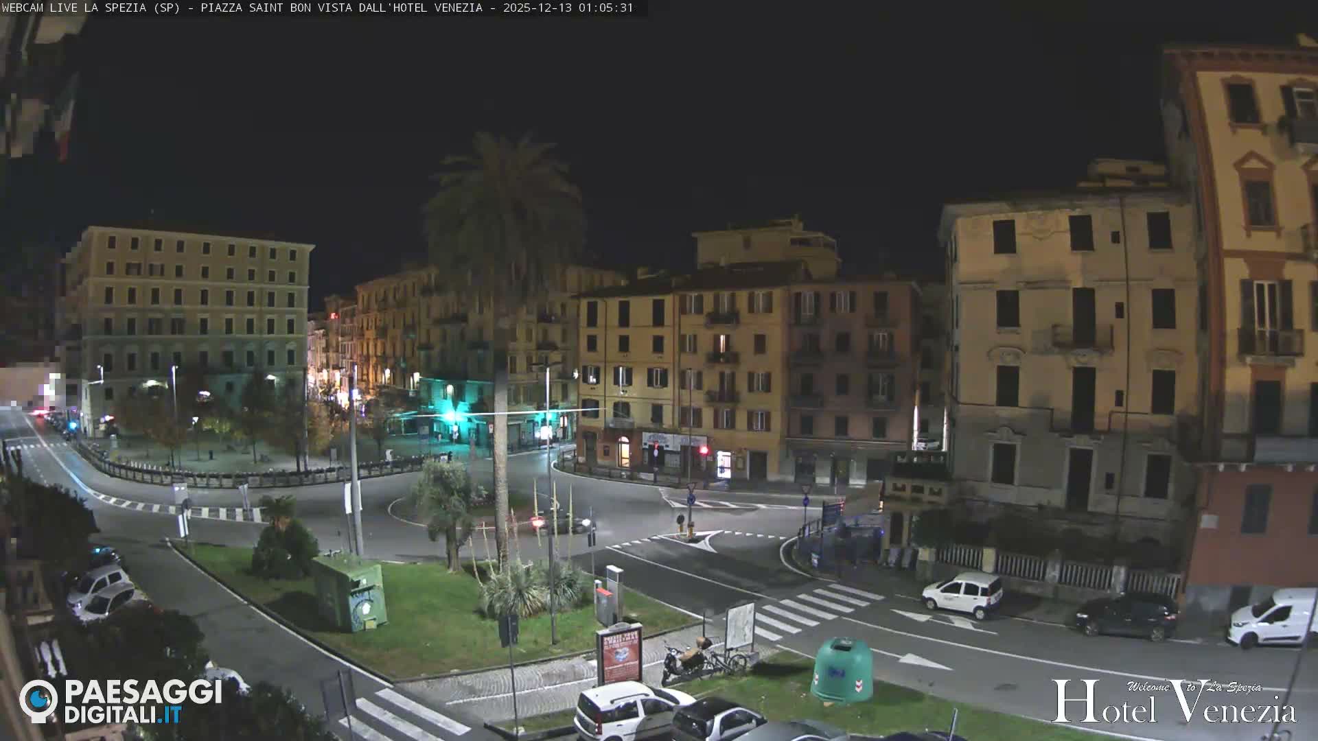 La Spezia Piazza Saint Bon Square Live Cam - Liguria, Italy