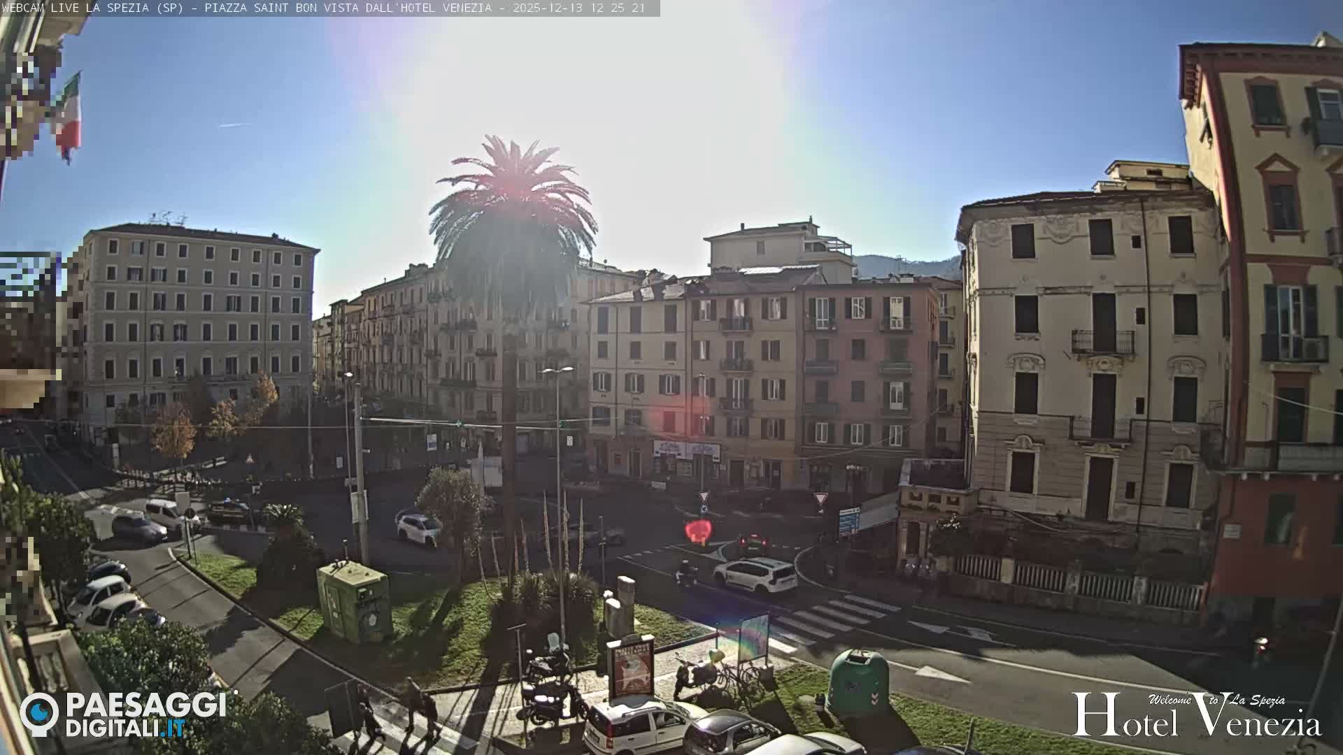 La Spezia Piazza Saint Bon Square Live Cam - Liguria, Italy