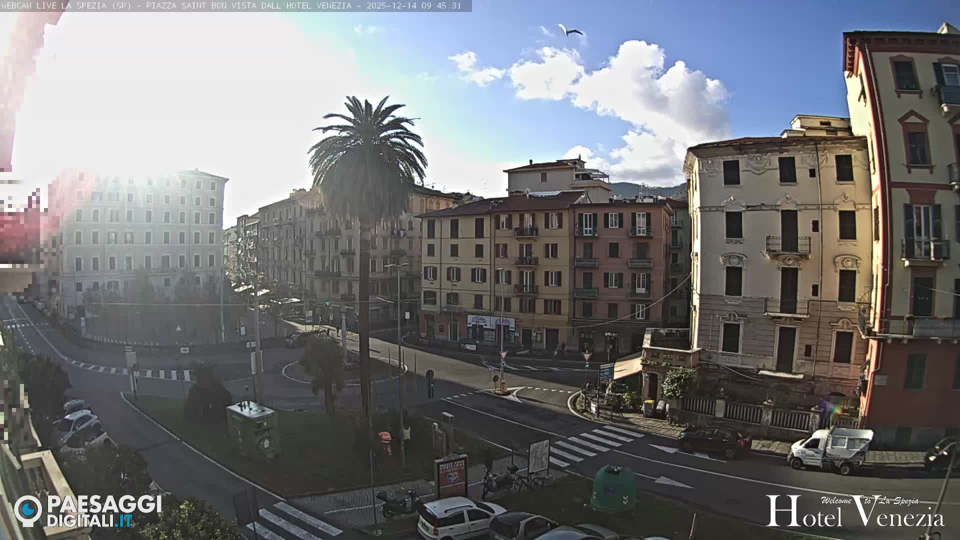 La Spezia Piazza Saint Bon Square Live Cam - Liguria, Italy