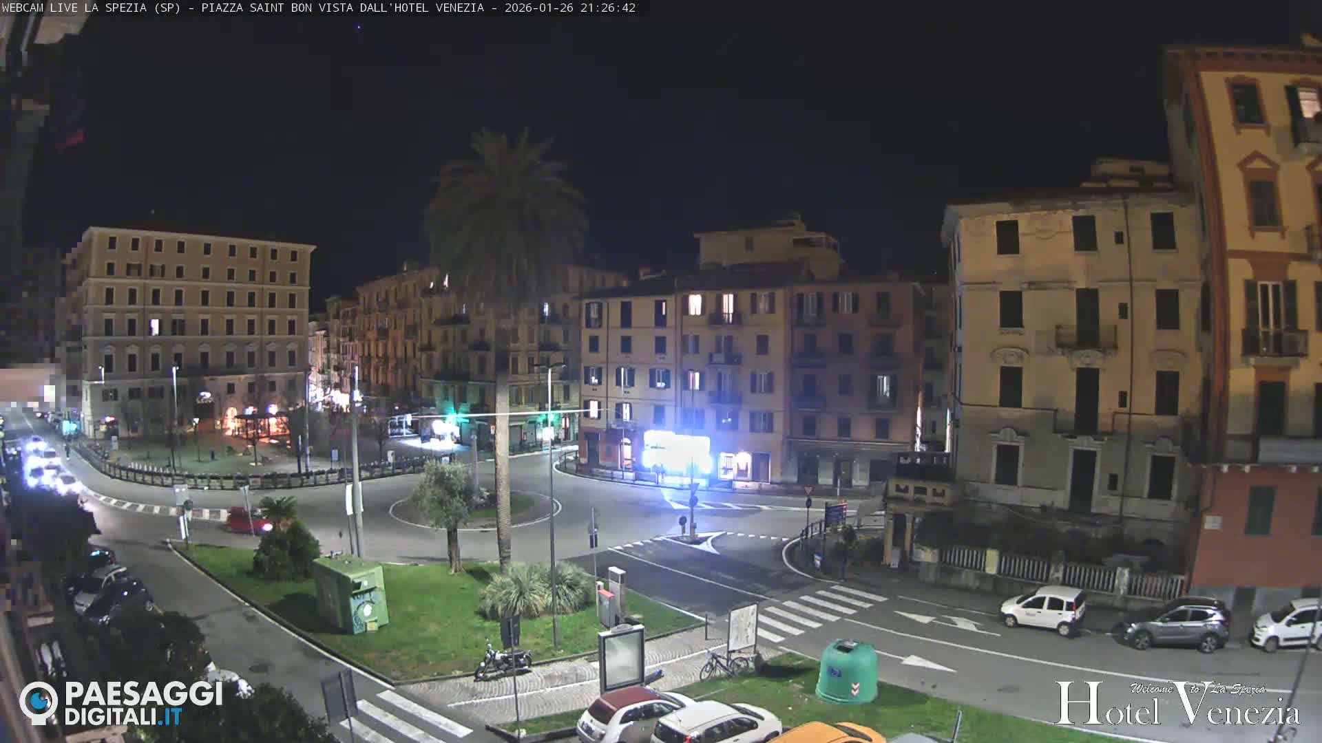 La Spezia Piazza Saint Bon Square Live Cam - Liguria, Italy