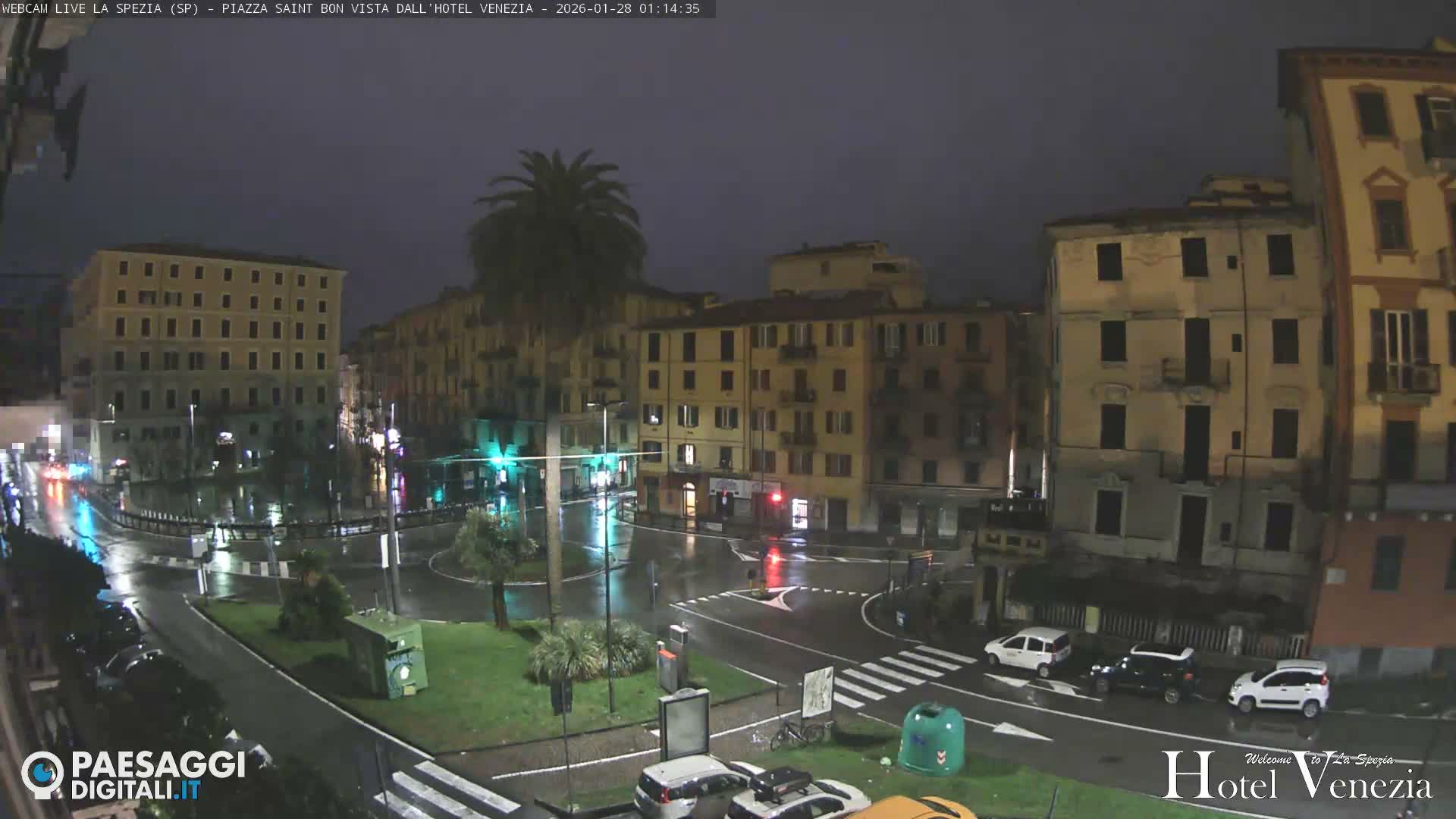 La Spezia Piazza Saint Bon Square Live Cam - Liguria, Italy