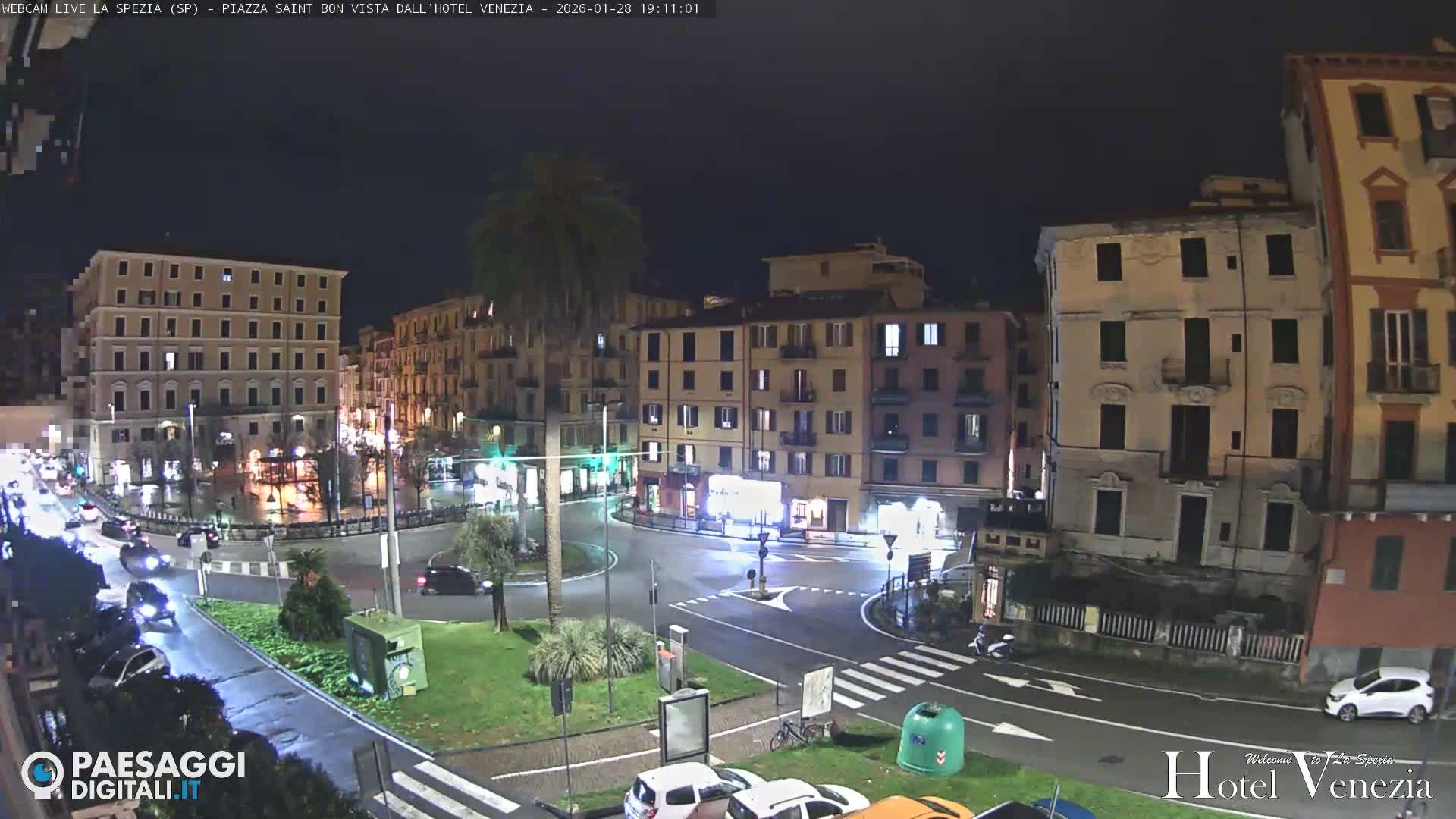 La Spezia Piazza Saint Bon Square Live Cam - Liguria, Italy
