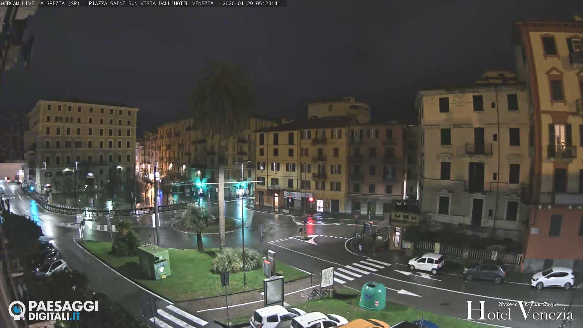 La Spezia Piazza Saint Bon Square Live Cam - Liguria, Italy