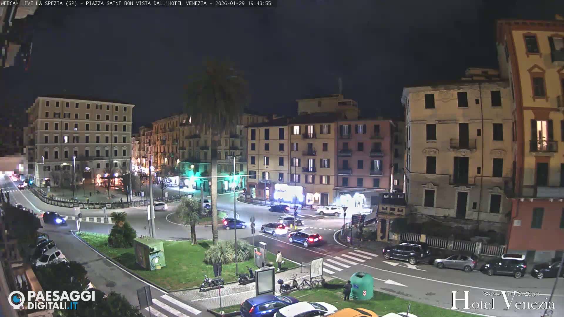 La Spezia Piazza Saint Bon Square Live Cam - Liguria, Italy