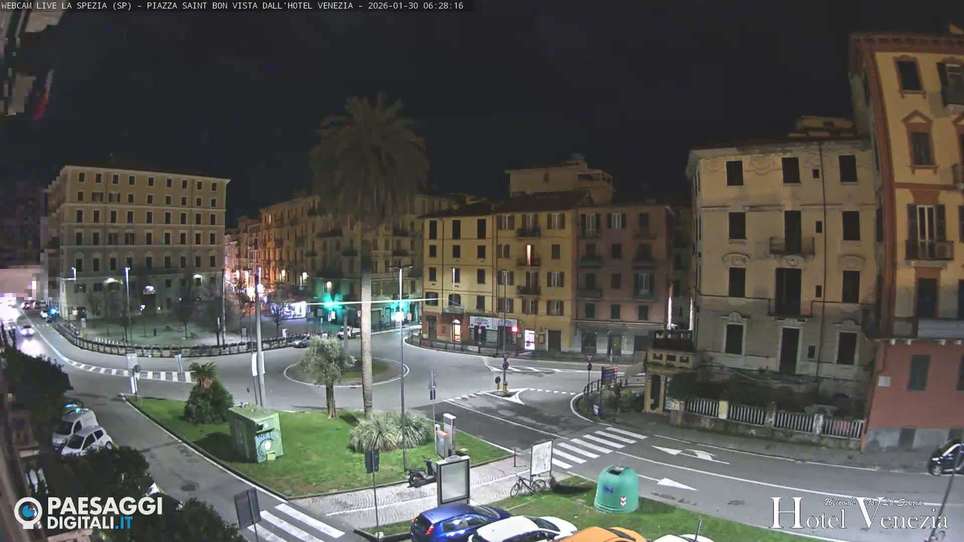 La Spezia Piazza Saint Bon Square Live Cam - Liguria, Italy