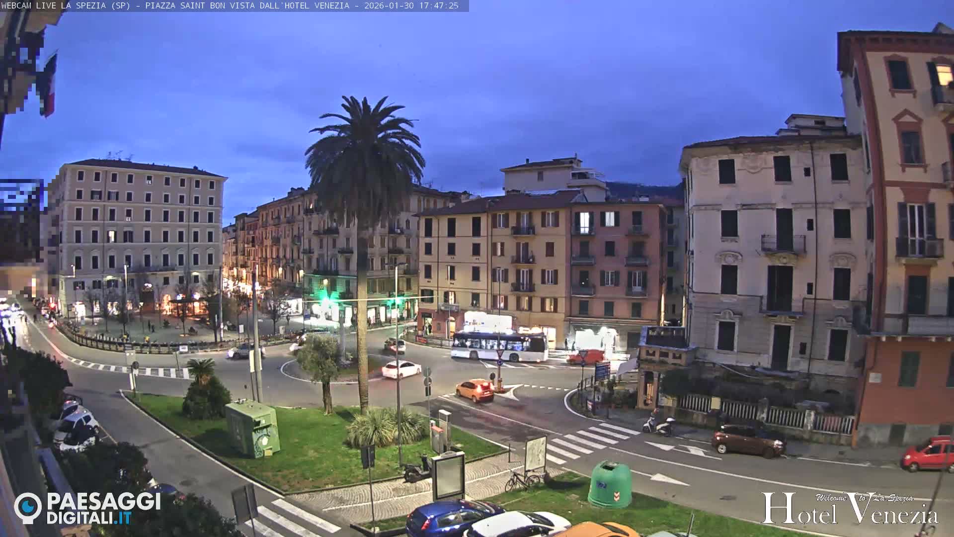 La Spezia Piazza Saint Bon Square Live Cam - Liguria, Italy