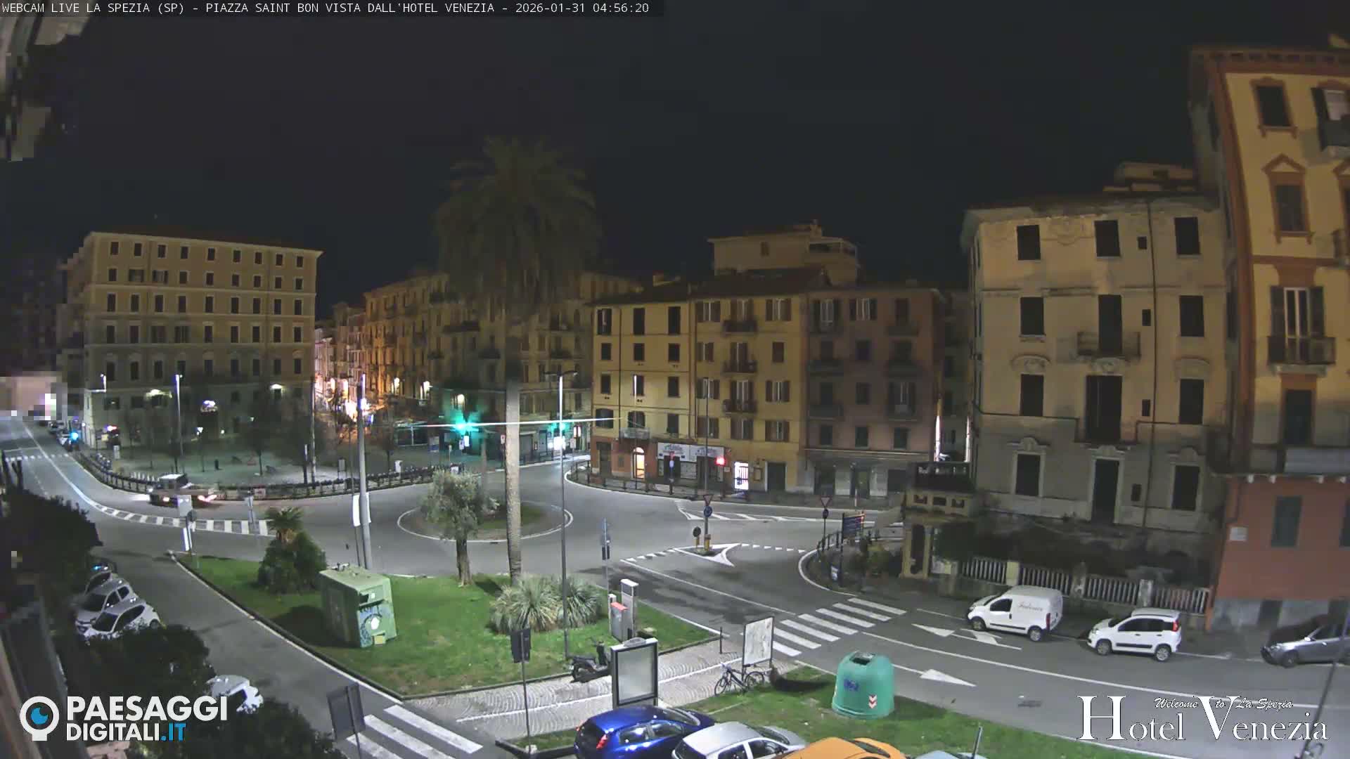 La Spezia Piazza Saint Bon Square Live Cam - Liguria, Italy
