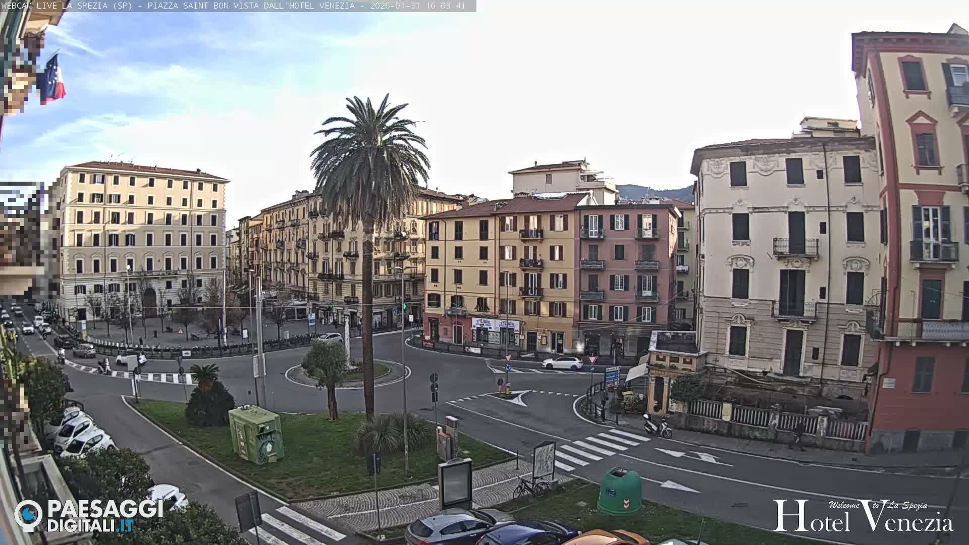 La Spezia Piazza Saint Bon Square Live Cam - Liguria, Italy