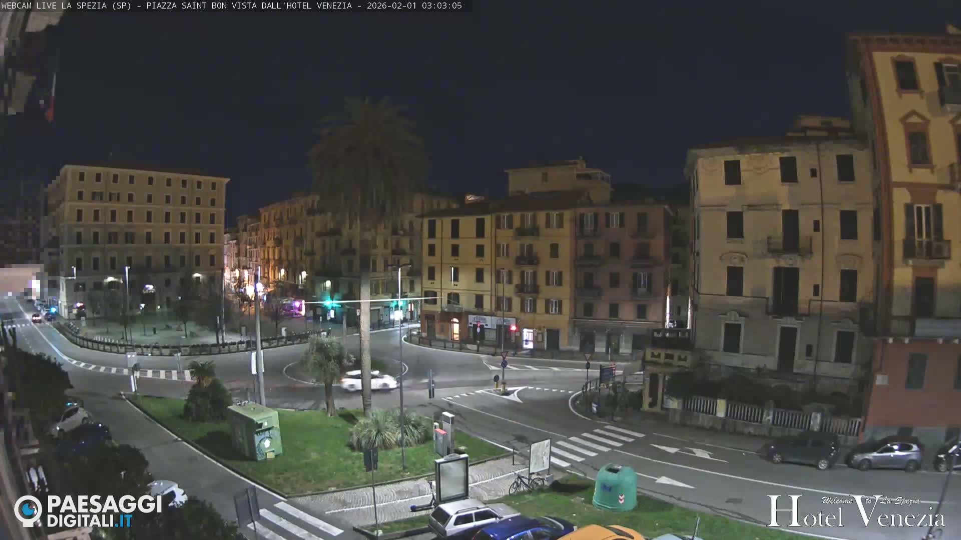 La Spezia Piazza Saint Bon Square Live Cam - Liguria, Italy