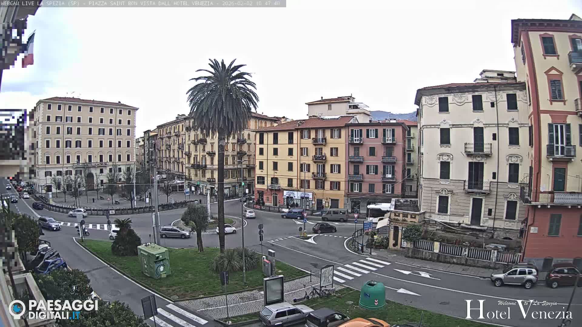 La Spezia Piazza Saint Bon Square Live Cam - Liguria, Italy