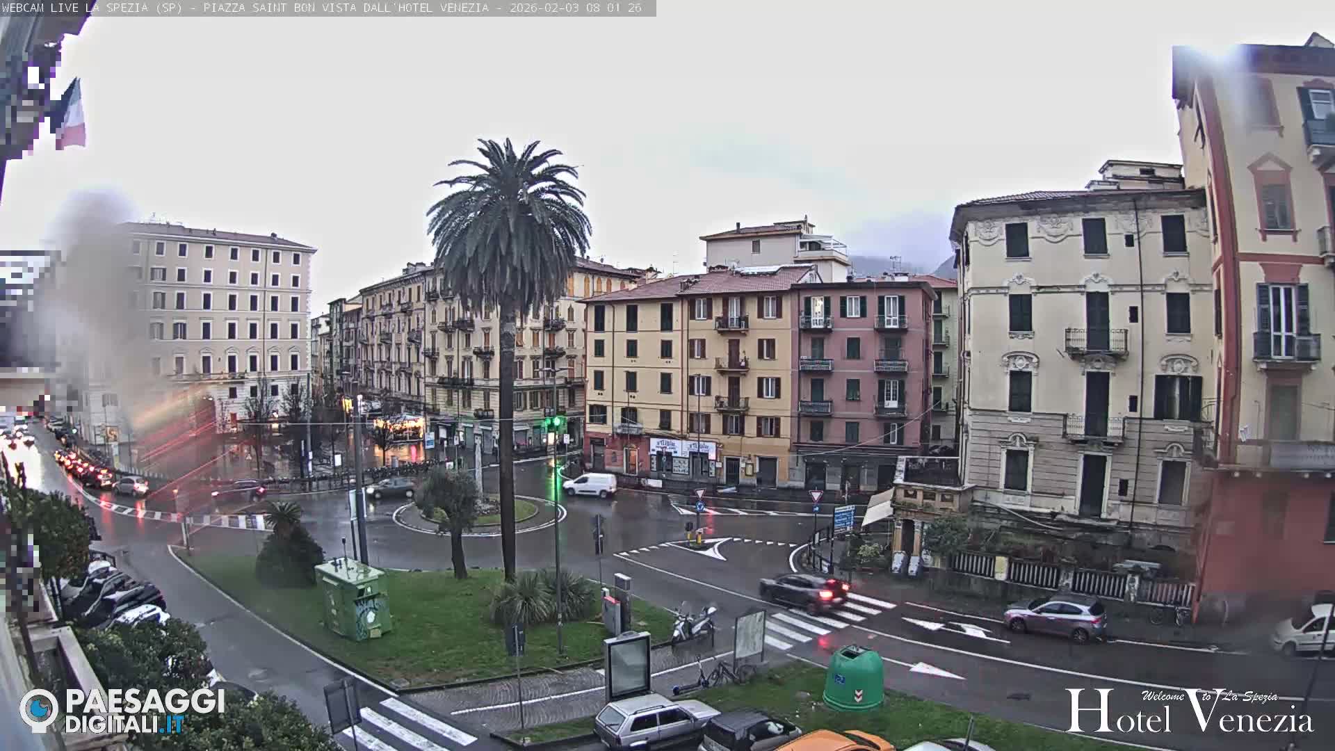 La Spezia Piazza Saint Bon Square Live Cam - Liguria, Italy