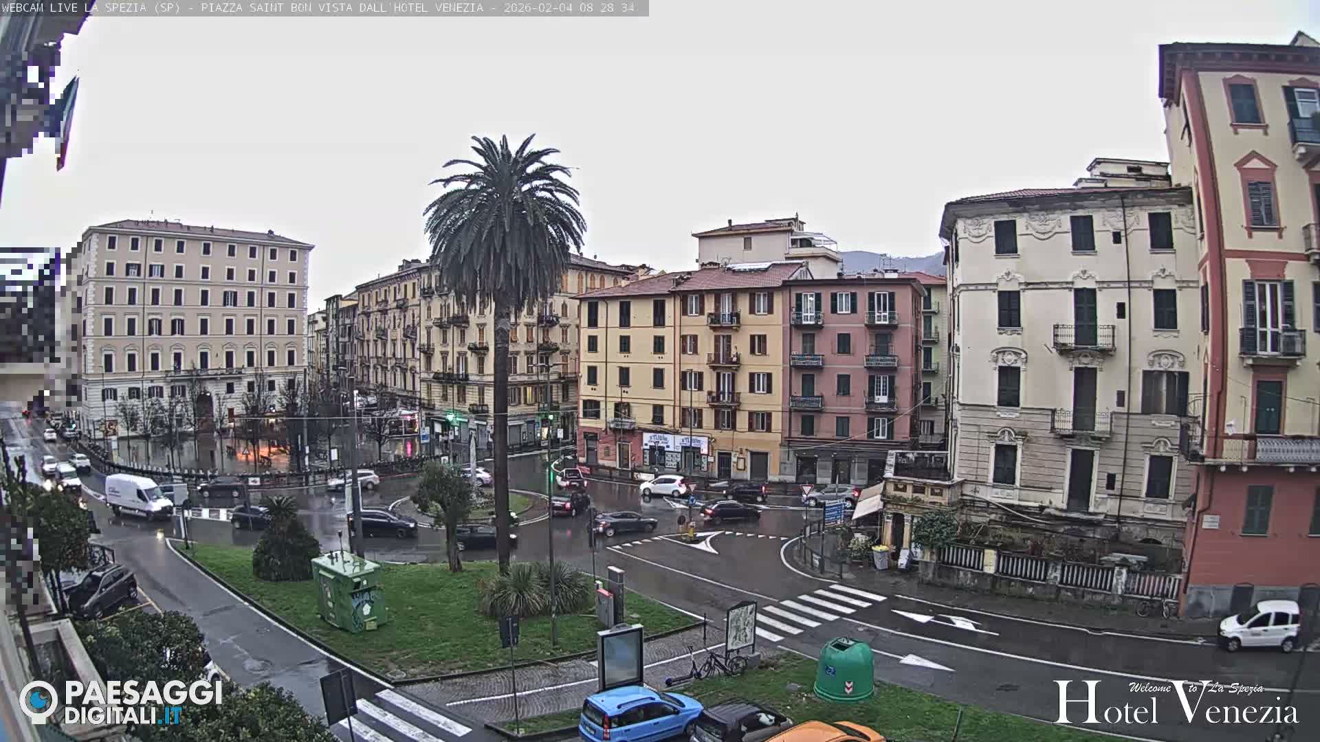 La Spezia Piazza Saint Bon Square Live Cam - Liguria, Italy