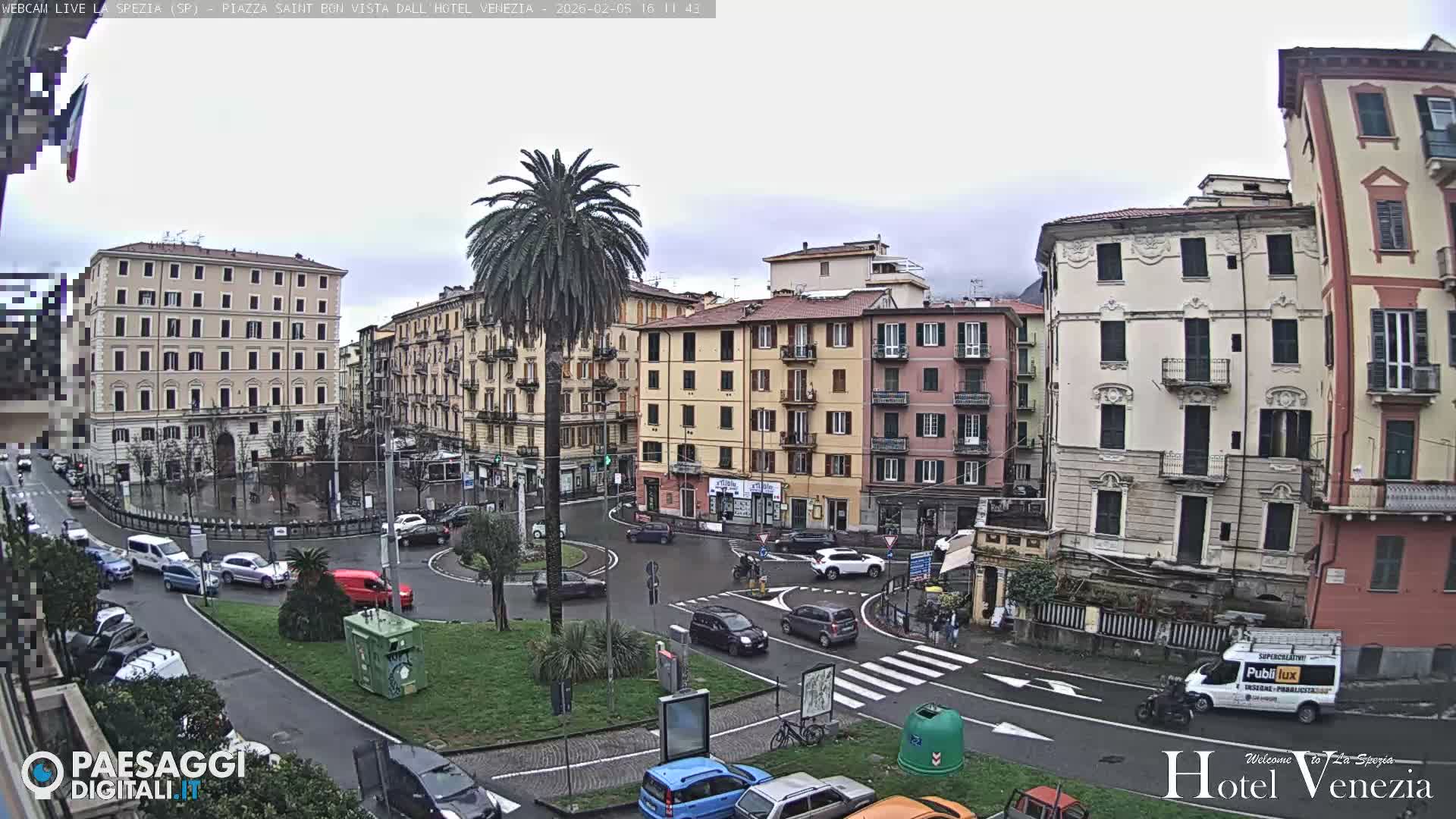 La Spezia Piazza Saint Bon Square Live Cam - Liguria, Italy