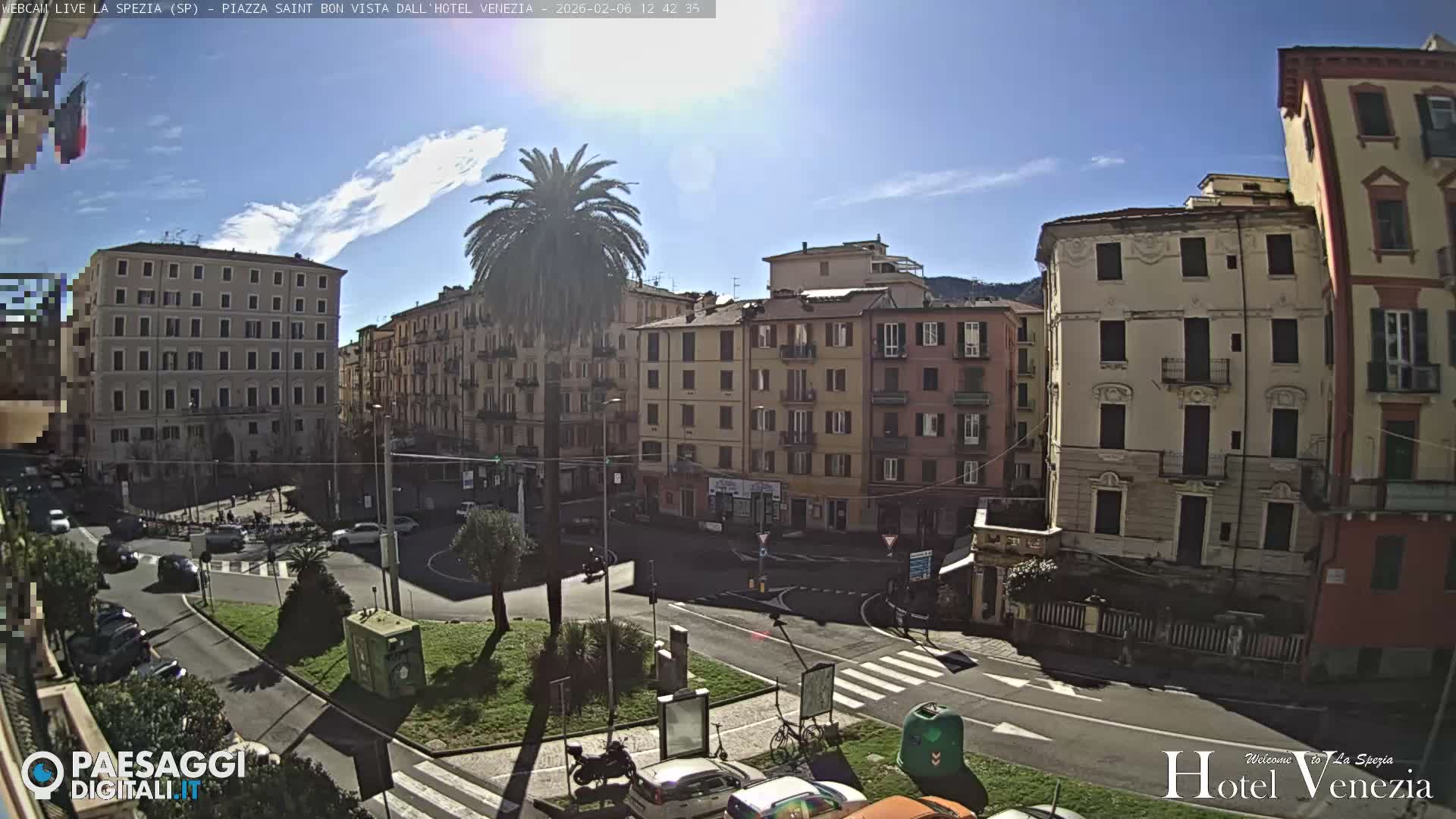 La Spezia Piazza Saint Bon Square Live Cam - Liguria, Italy