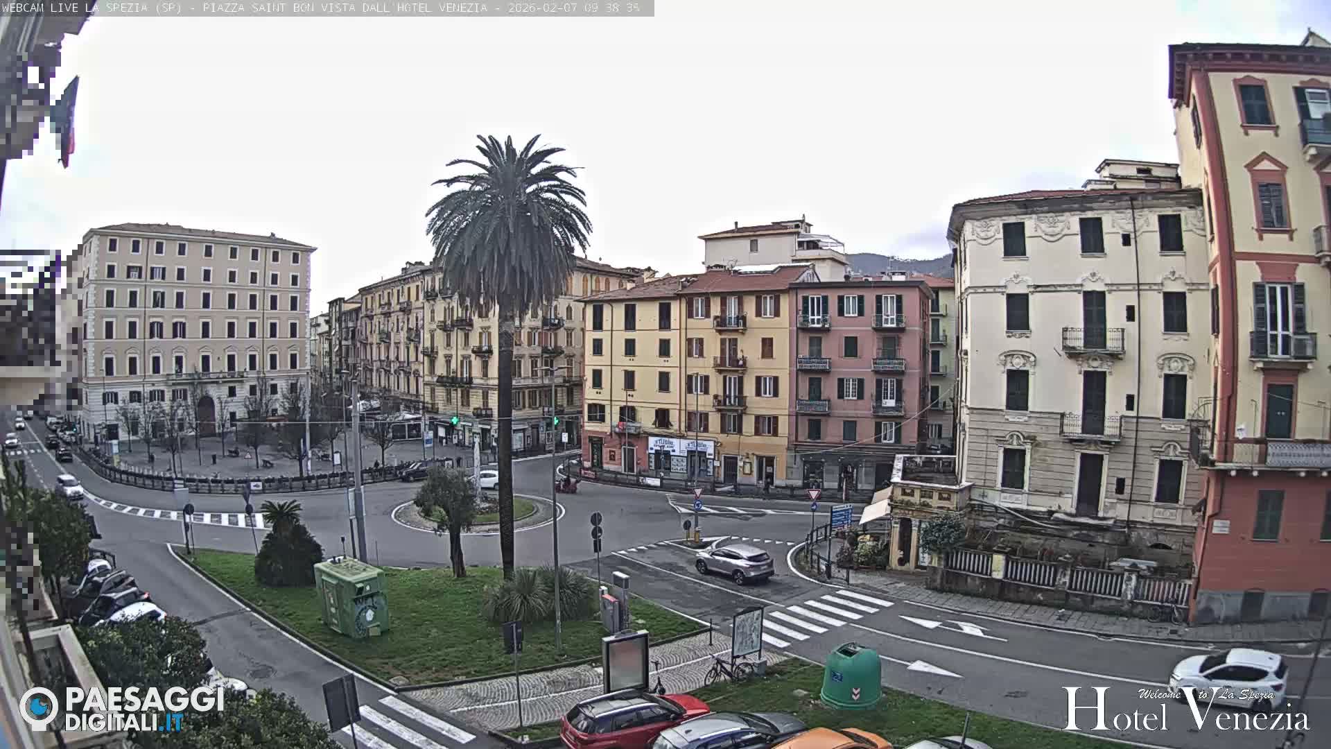 La Spezia Piazza Saint Bon Square Live Cam - Liguria, Italy