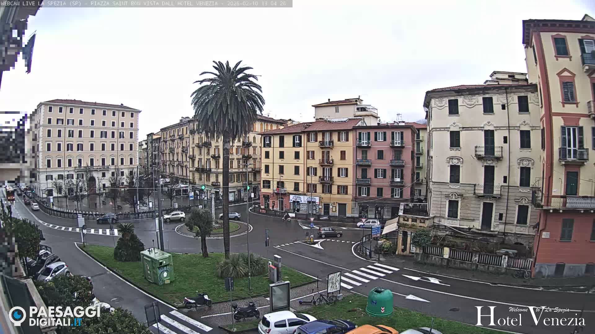 La Spezia Piazza Saint Bon Square Live Cam - Liguria, Italy