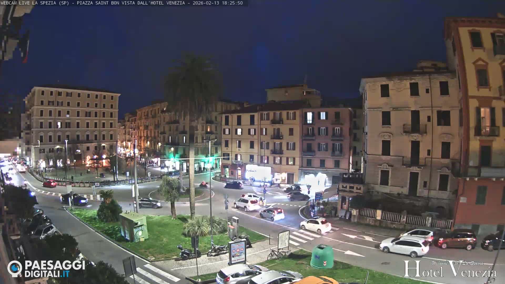 La Spezia Piazza Saint Bon Square Live Cam - Liguria, Italy