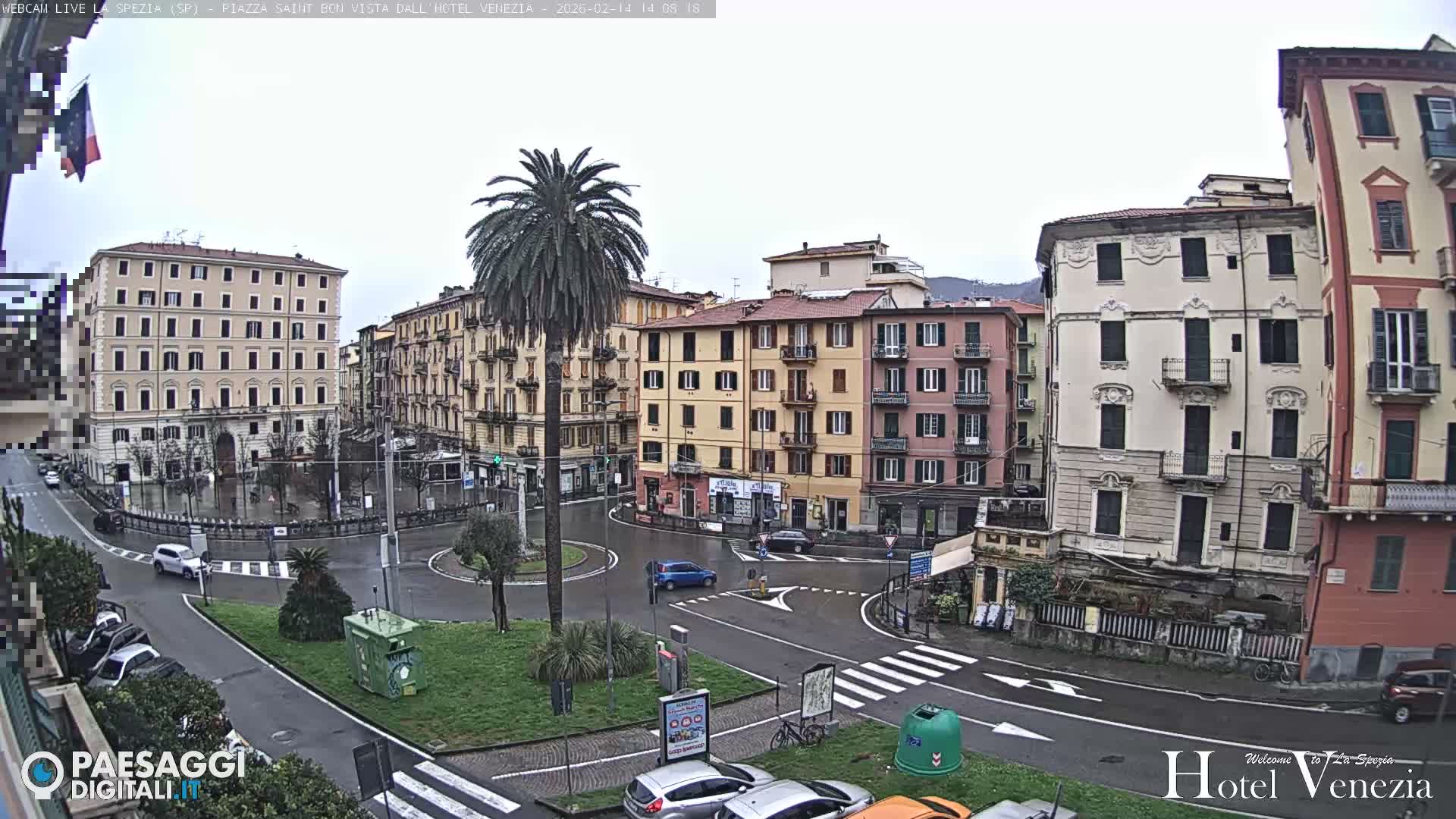 La Spezia Piazza Saint Bon Square Live Cam - Liguria, Italy