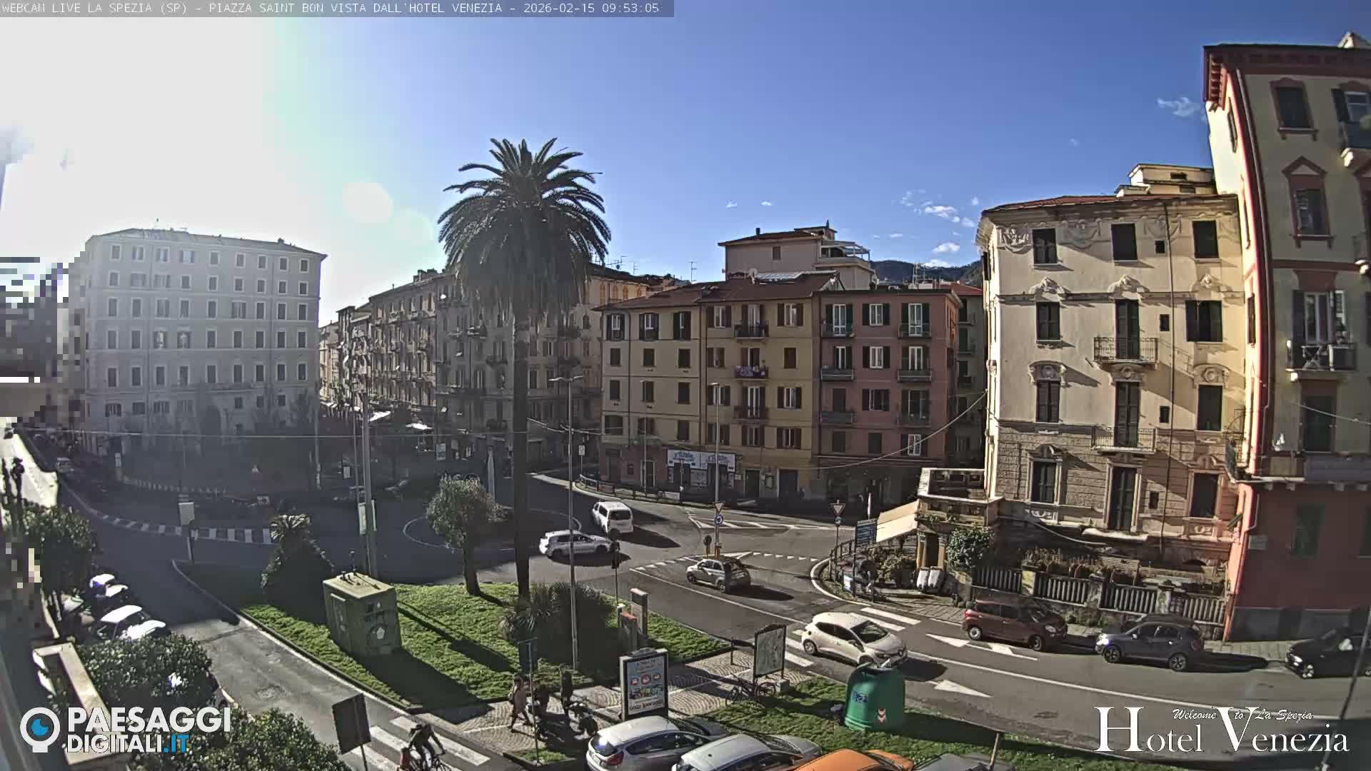 La Spezia Piazza Saint Bon Square Live Cam - Liguria, Italy