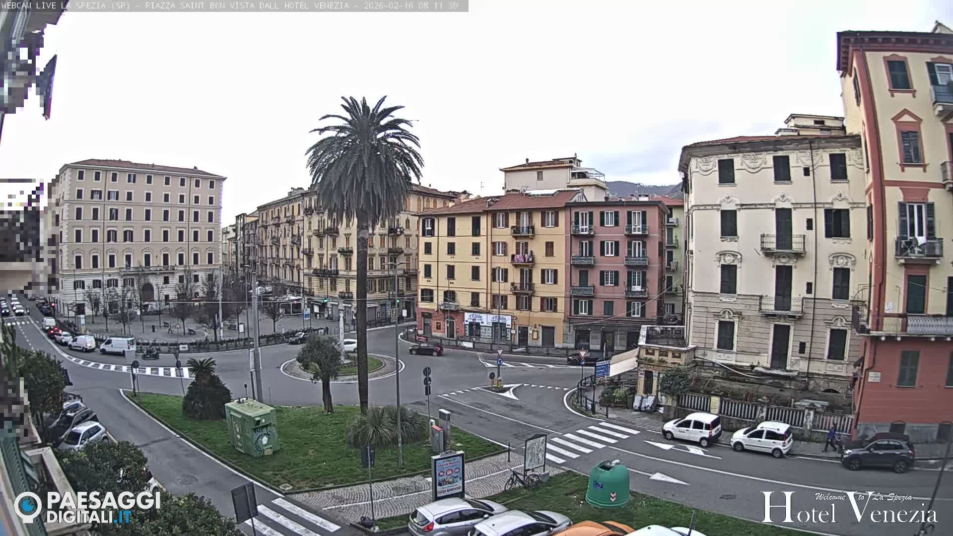La Spezia Piazza Saint Bon Square Live Cam - Liguria, Italy