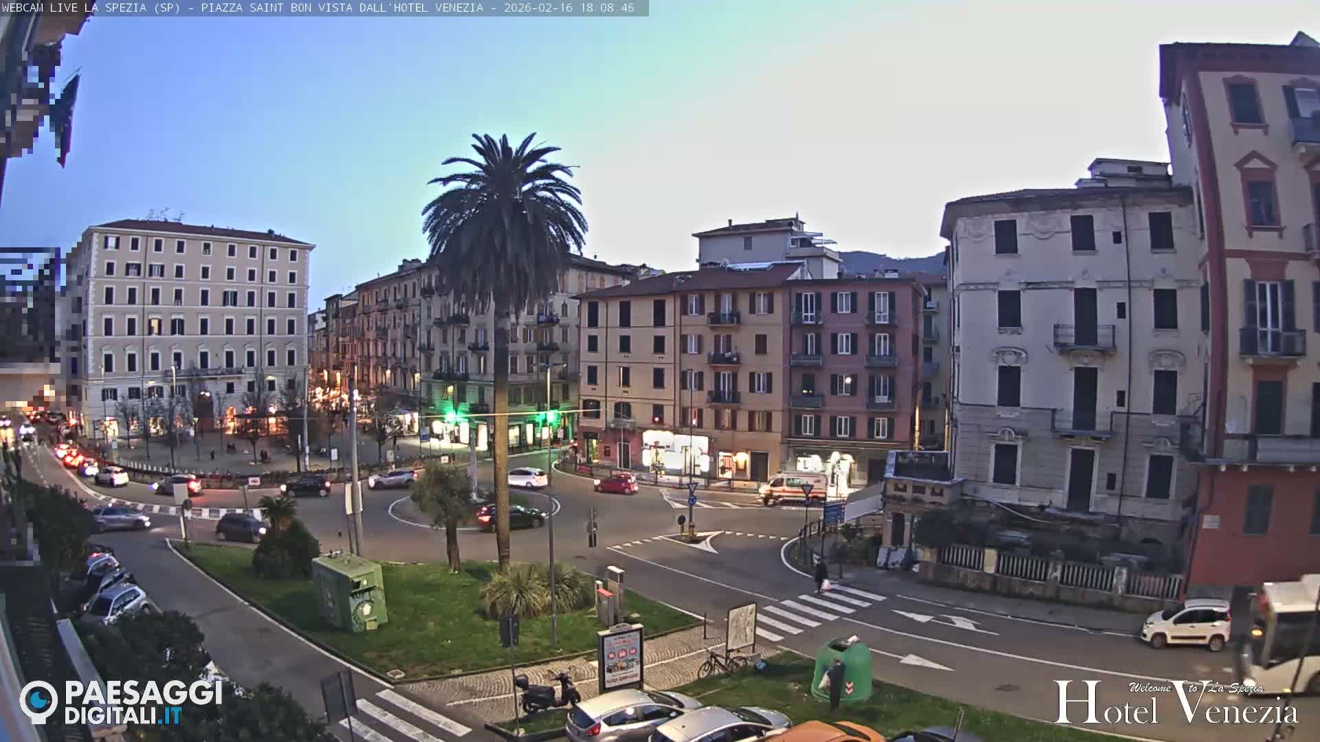 La Spezia Piazza Saint Bon Square Live Cam - Liguria, Italy