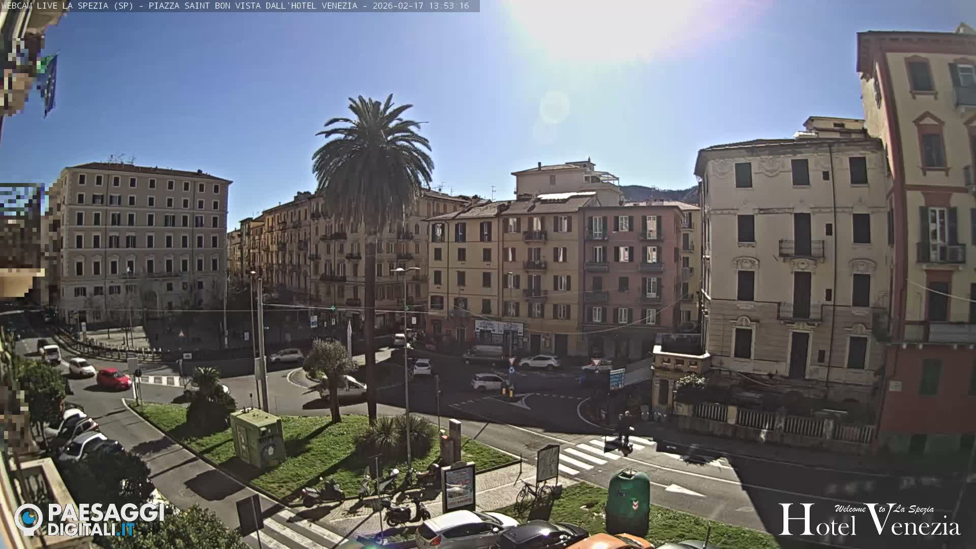 La Spezia Piazza Saint Bon Square Live Cam - Liguria, Italy
