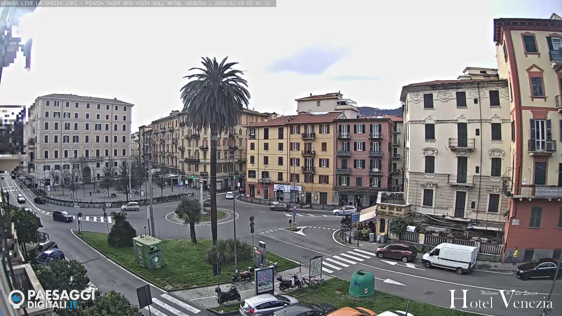 La Spezia Piazza Saint Bon Square Live Cam - Liguria, Italy