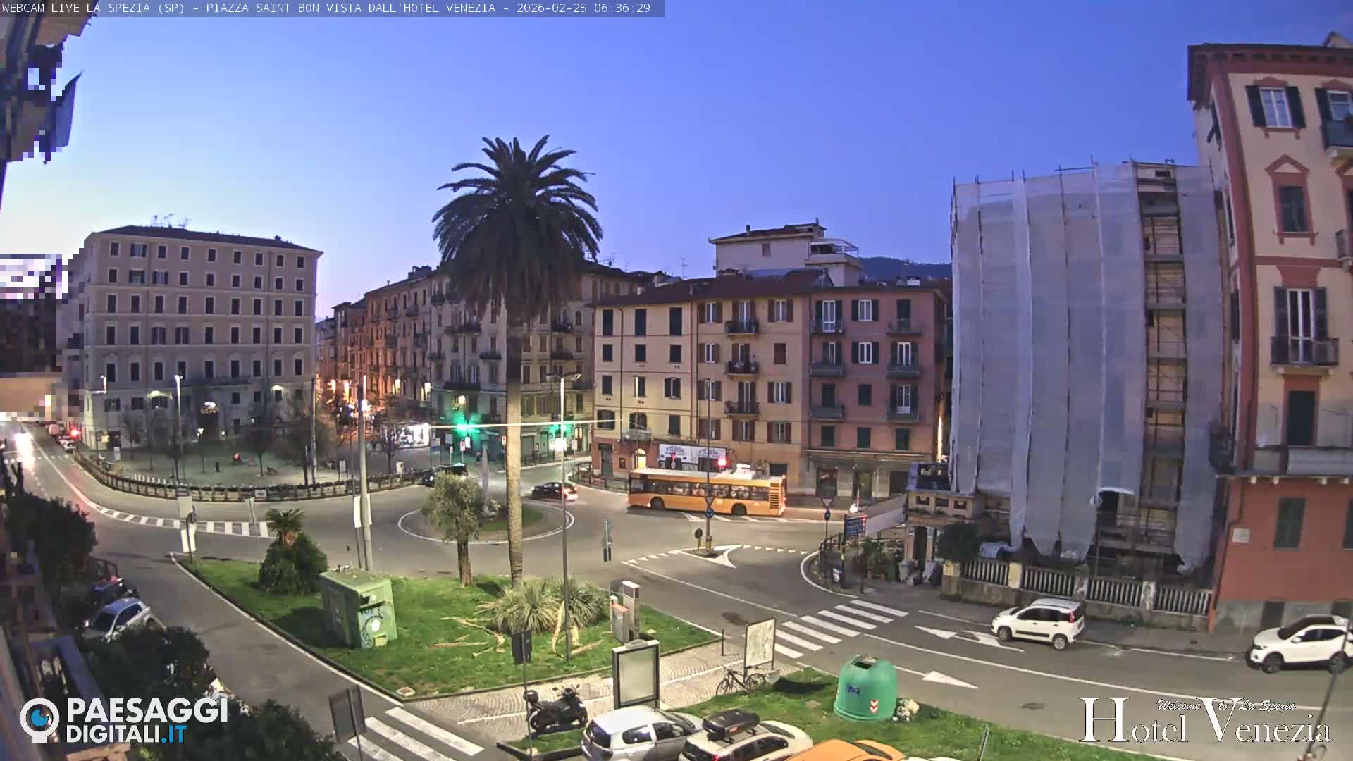 La Spezia Piazza Saint Bon Square Live Cam - Liguria, Italy