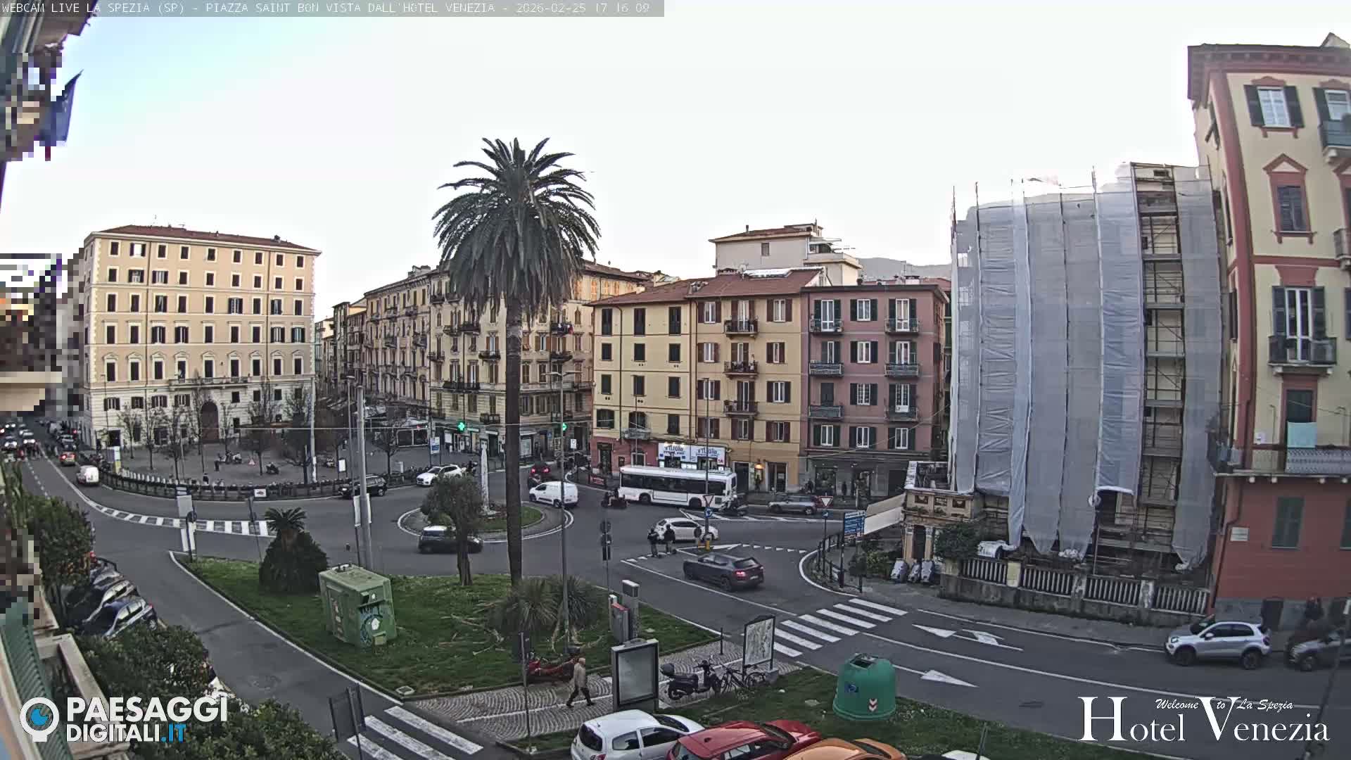 La Spezia Piazza Saint Bon Square Live Cam - Liguria, Italy