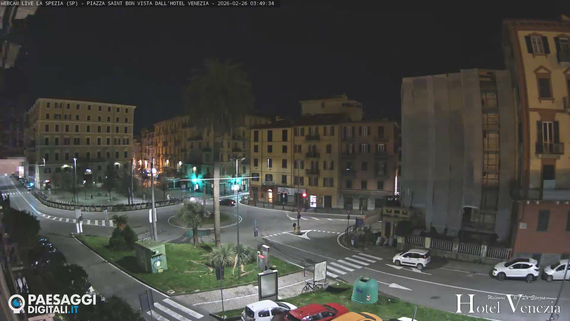 La Spezia Piazza Saint Bon Square Live Cam - Liguria, Italy