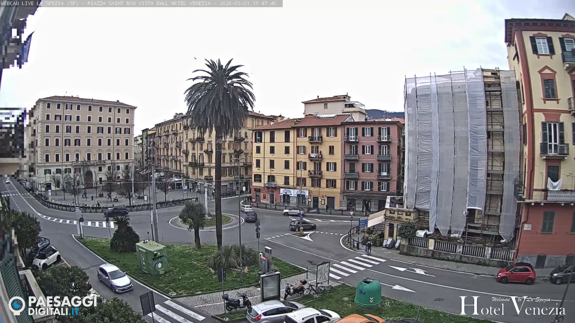 La Spezia Piazza Saint Bon Square Live Cam - Liguria, Italy