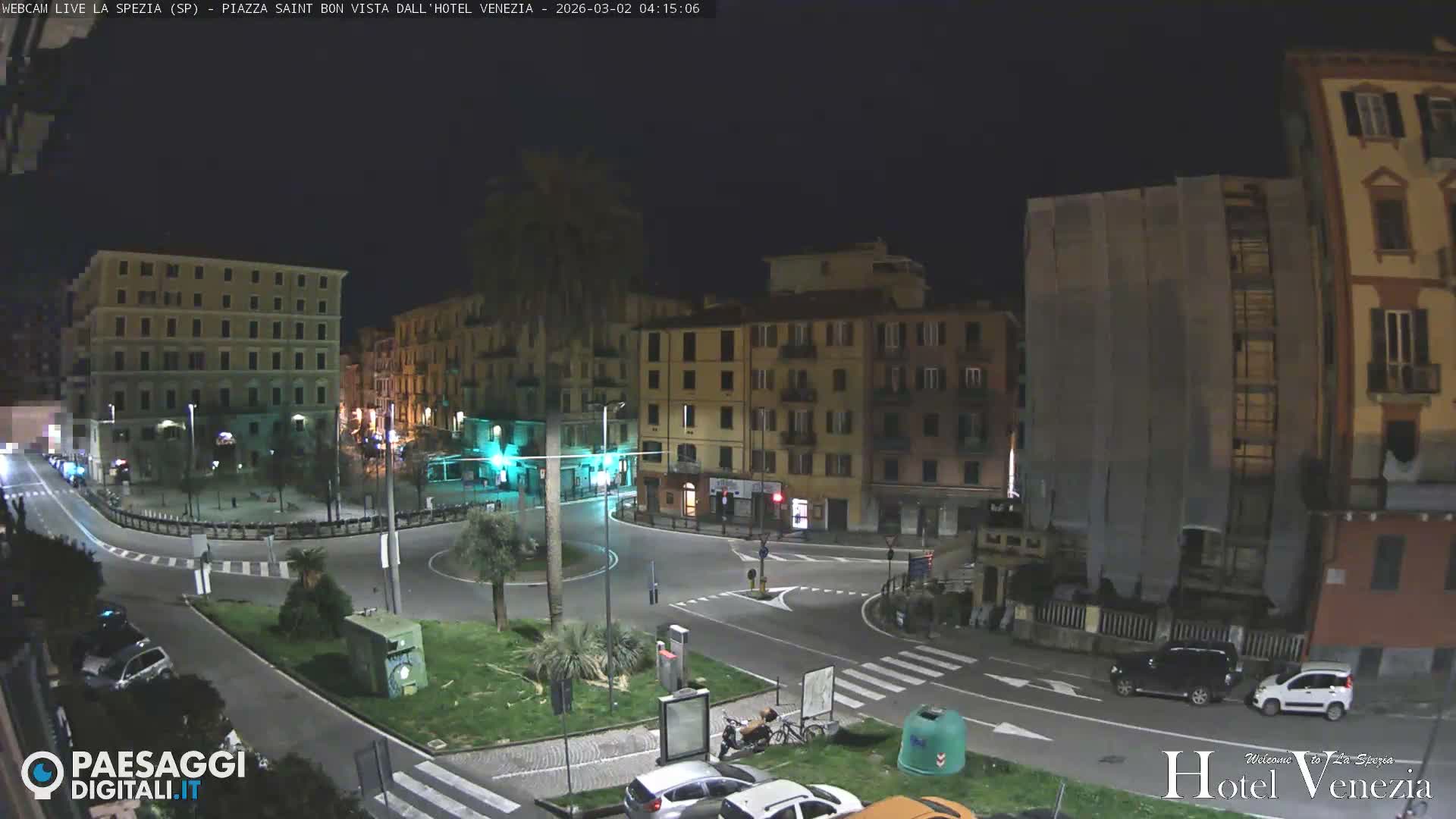 La Spezia Piazza Saint Bon Square Live Cam - Liguria, Italy