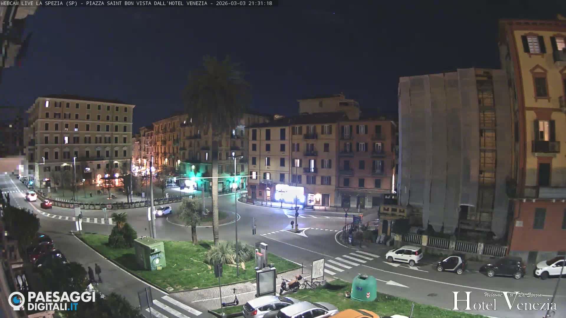 La Spezia Piazza Saint Bon Square Live Cam - Liguria, Italy