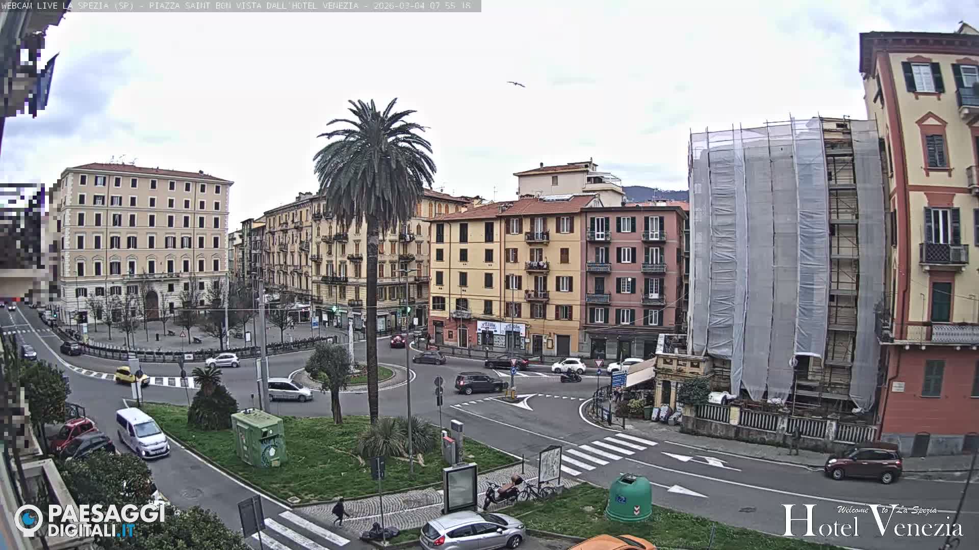 La Spezia Piazza Saint Bon Square Live Cam - Liguria, Italy