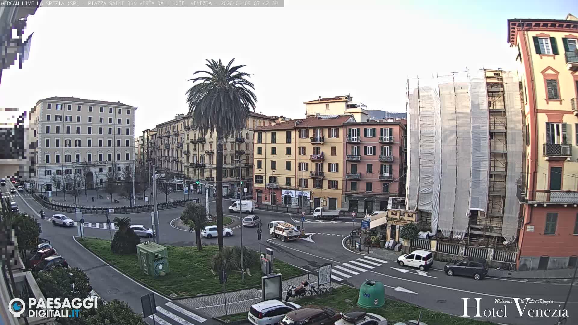 La Spezia Piazza Saint Bon Square Live Cam - Liguria, Italy