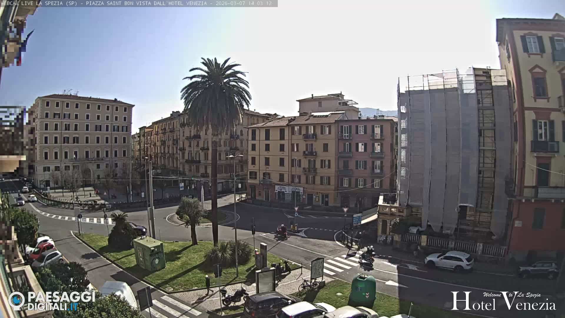 La Spezia Piazza Saint Bon Square Live Cam - Liguria, Italy