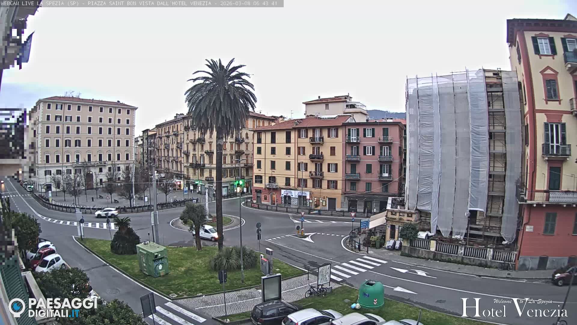 La Spezia Piazza Saint Bon Square Live Cam - Liguria, Italy