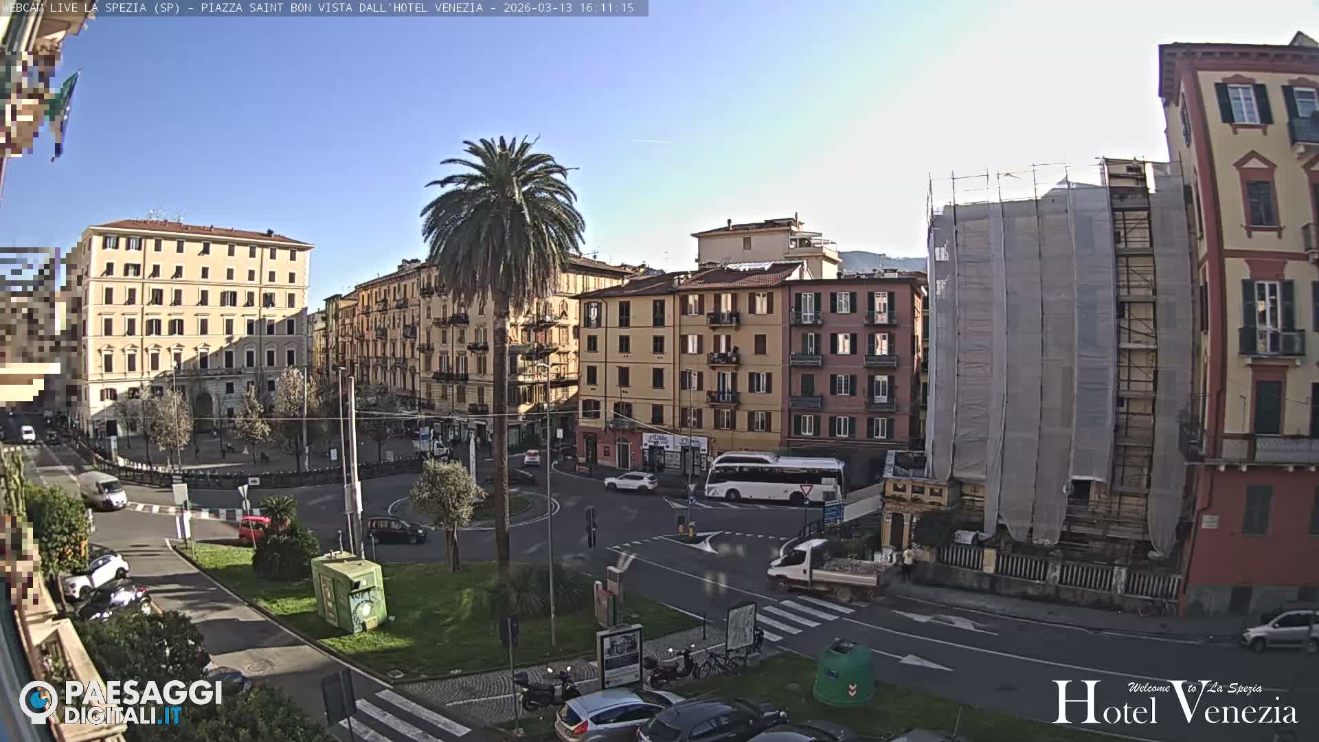 La Spezia Piazza Saint Bon Square Live Cam - Liguria, Italy