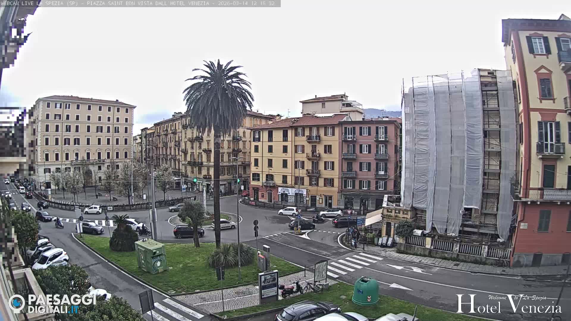 La Spezia Piazza Saint Bon Square Live Cam - Liguria, Italy