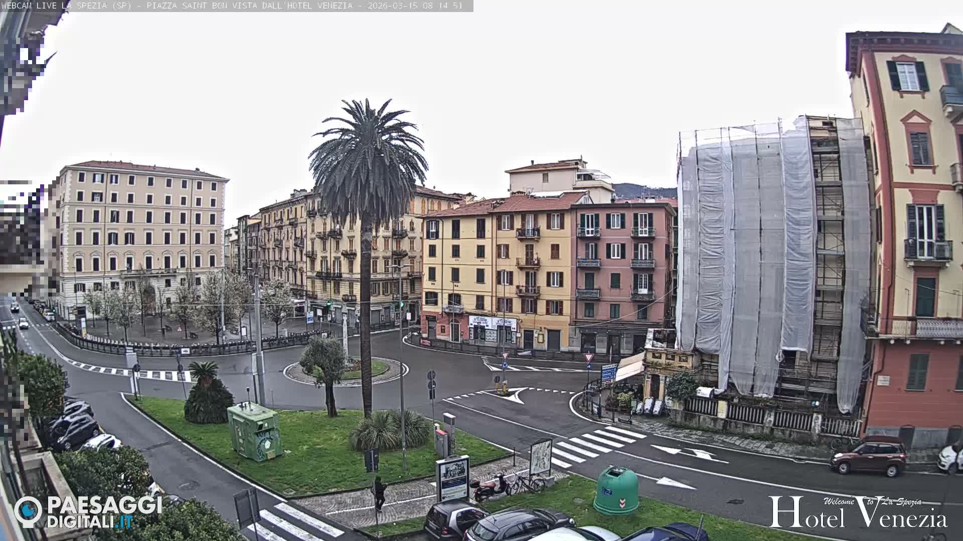 La Spezia Piazza Saint Bon Square Live Cam - Liguria, Italy