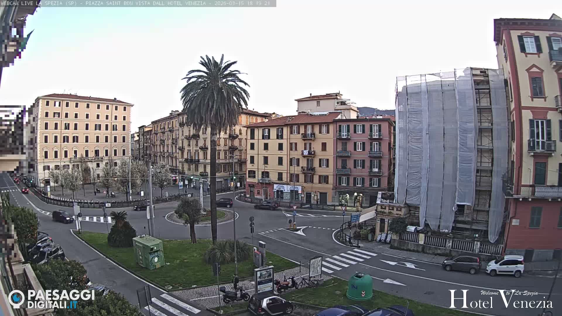 La Spezia Piazza Saint Bon Square Live Cam - Liguria, Italy