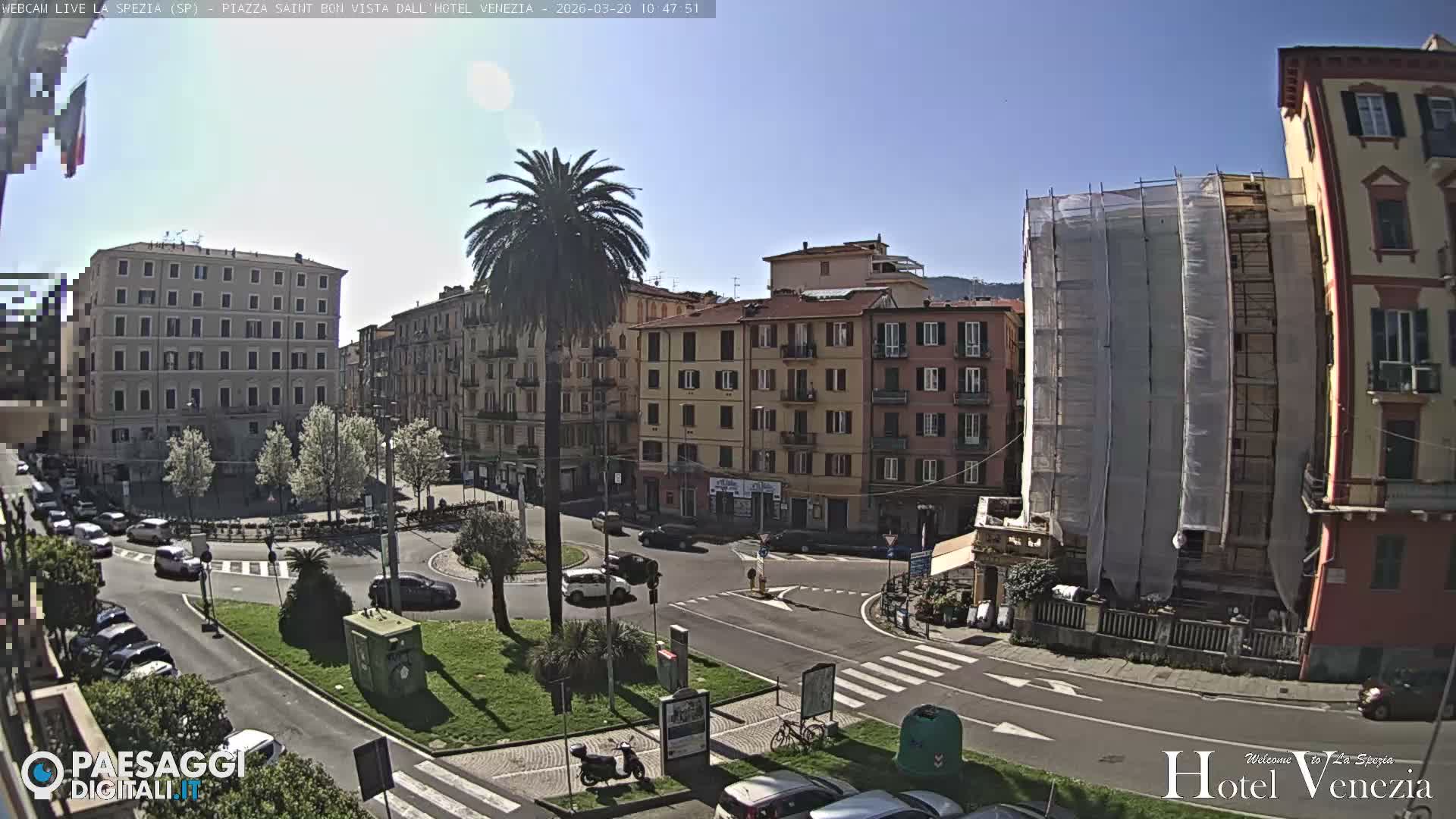La Spezia Piazza Saint Bon Square Live Cam - Liguria, Italy