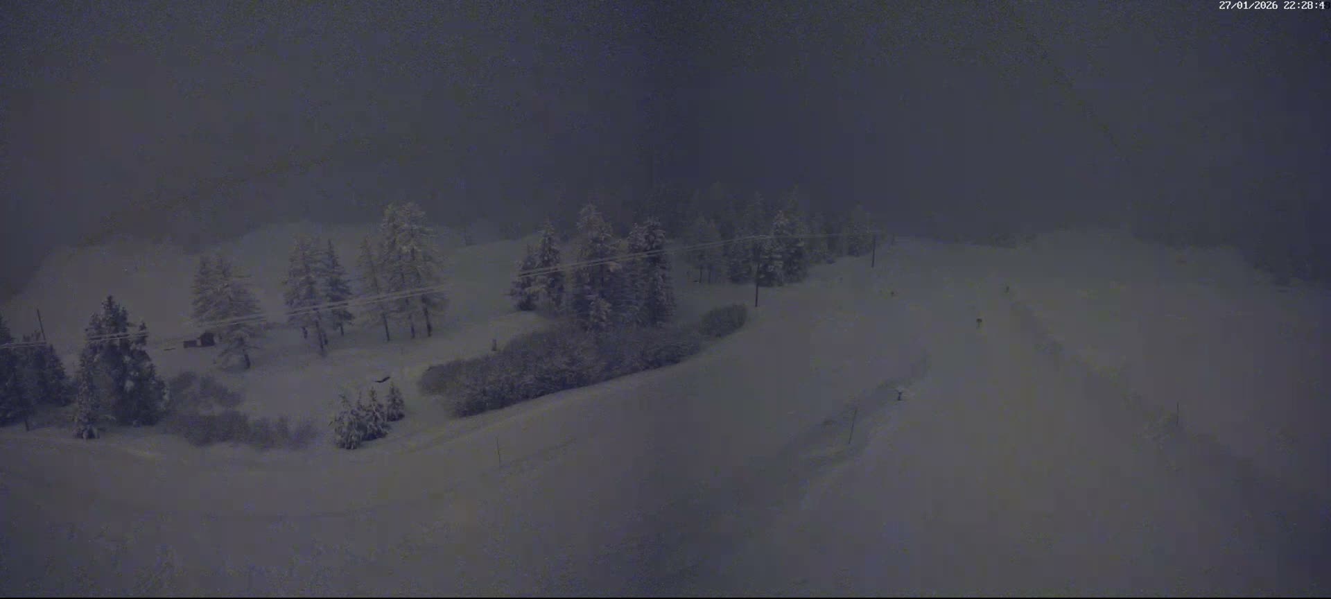 Arvieux Cross-Country Ski Center ( Foyer de ski de fond Arvieux) Live Cam - Brunissard, Arvieux, Briancon, Hautes-Alpes, Provence-Alpes-Cote d’Azur, France