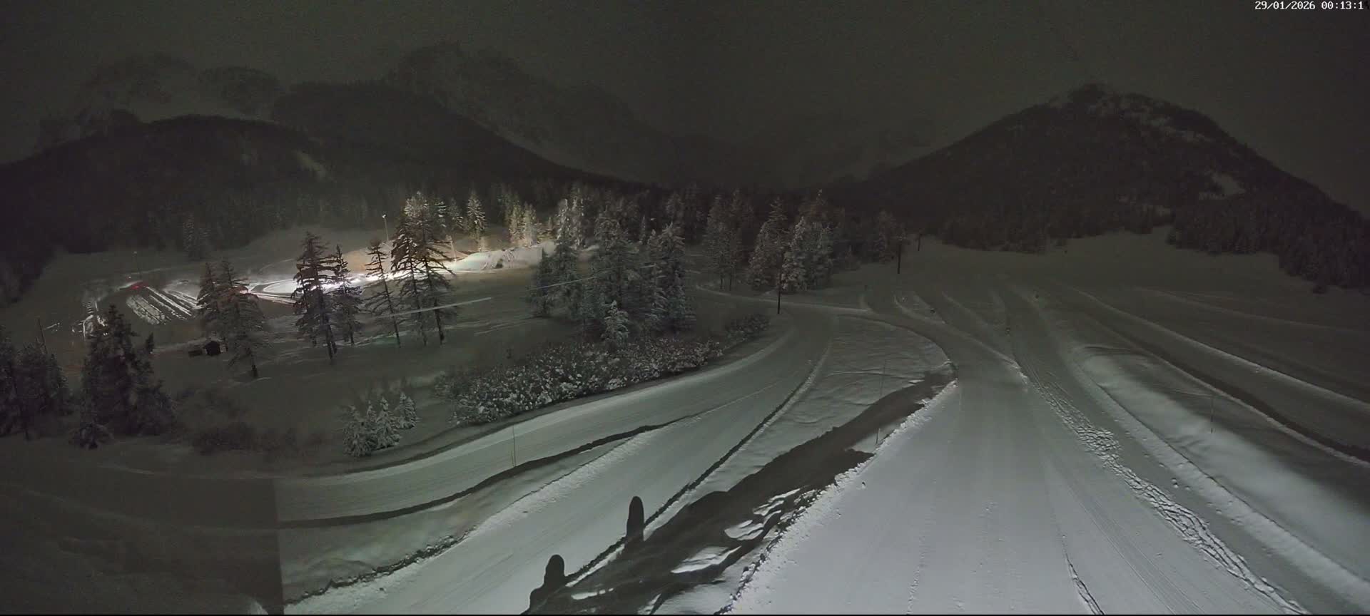 Arvieux Cross-Country Ski Center ( Foyer de ski de fond Arvieux) Live Cam - Brunissard, Arvieux, Briancon, Hautes-Alpes, Provence-Alpes-Cote d’Azur, France