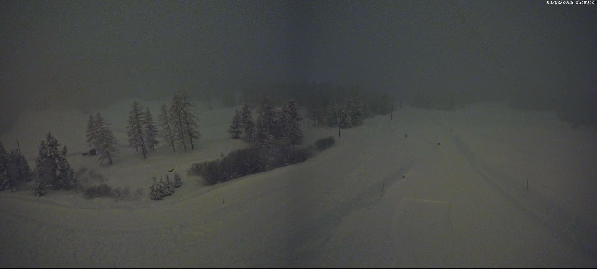 Arvieux Cross-Country Ski Center ( Foyer de ski de fond Arvieux) Live Cam - Brunissard, Arvieux, Briancon, Hautes-Alpes, Provence-Alpes-Cote d’Azur, France