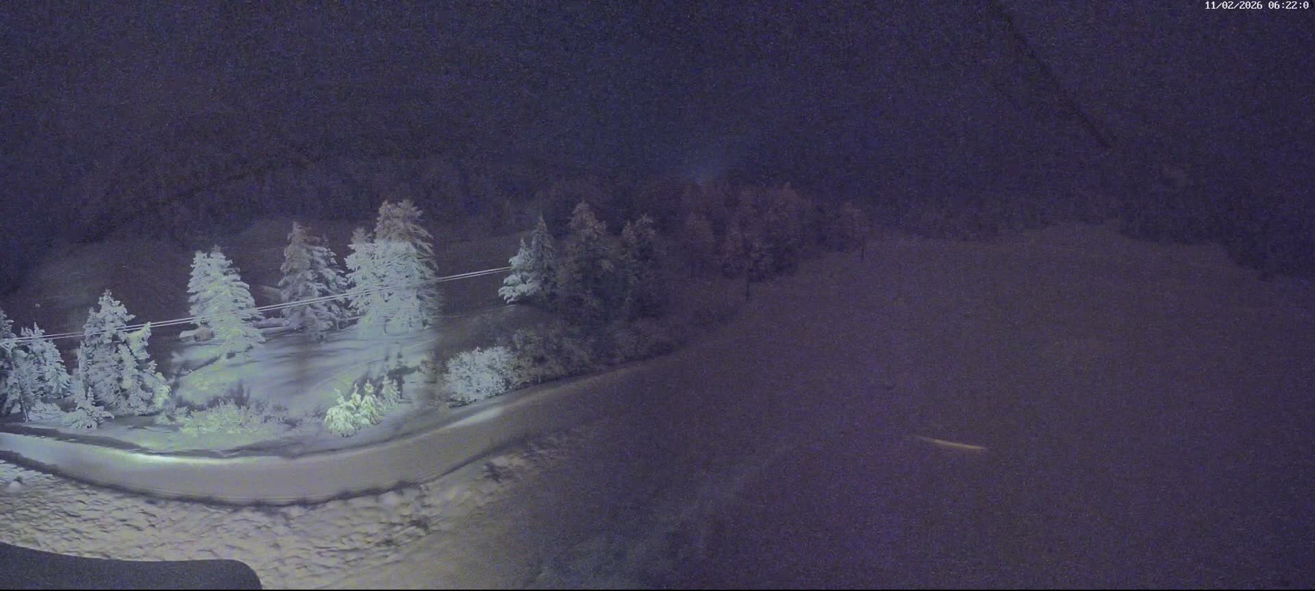 Arvieux Cross-Country Ski Center ( Foyer de ski de fond Arvieux) Live Cam - Brunissard, Arvieux, Briancon, Hautes-Alpes, Provence-Alpes-Cote d’Azur, France