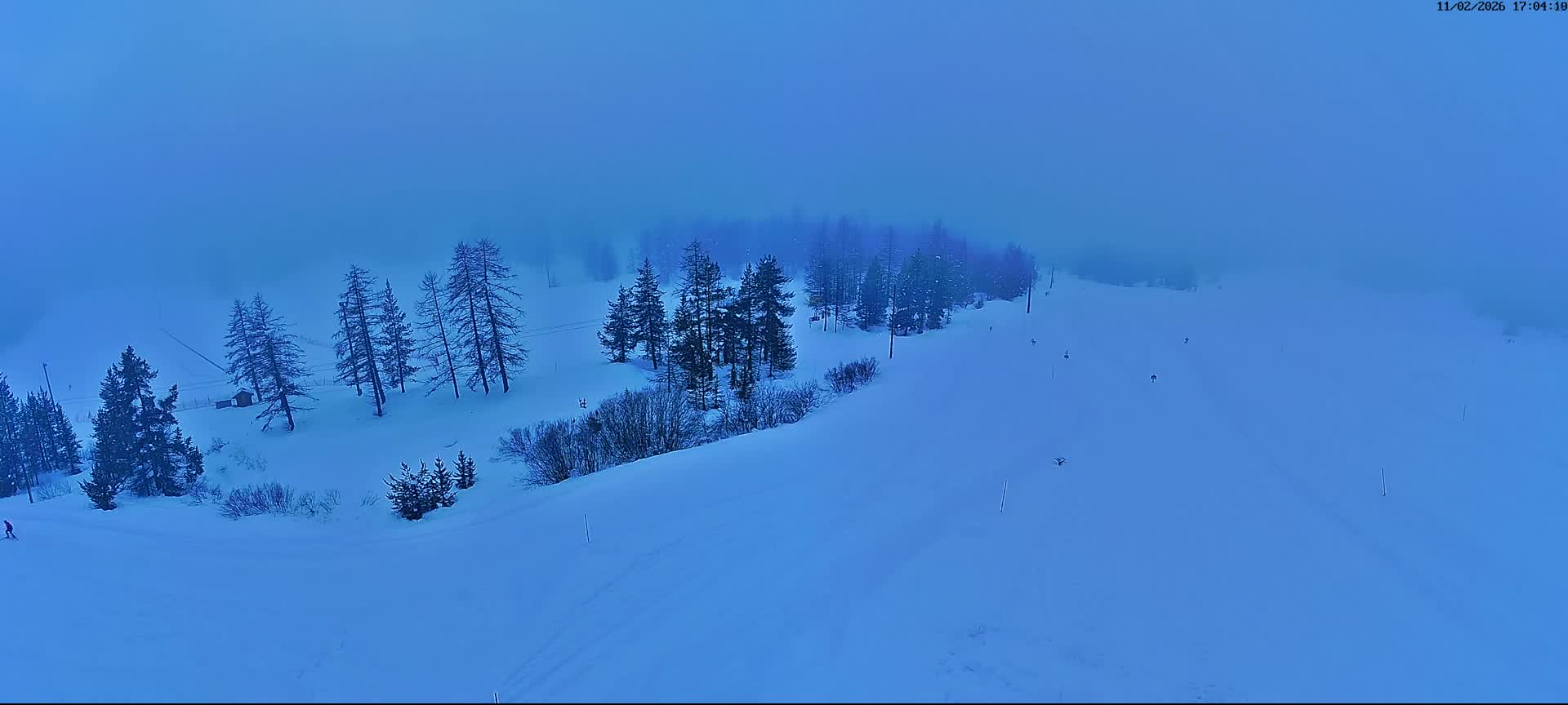 Arvieux Cross-Country Ski Center ( Foyer de ski de fond Arvieux) Live Cam - Brunissard, Arvieux, Briancon, Hautes-Alpes, Provence-Alpes-Cote d’Azur, France