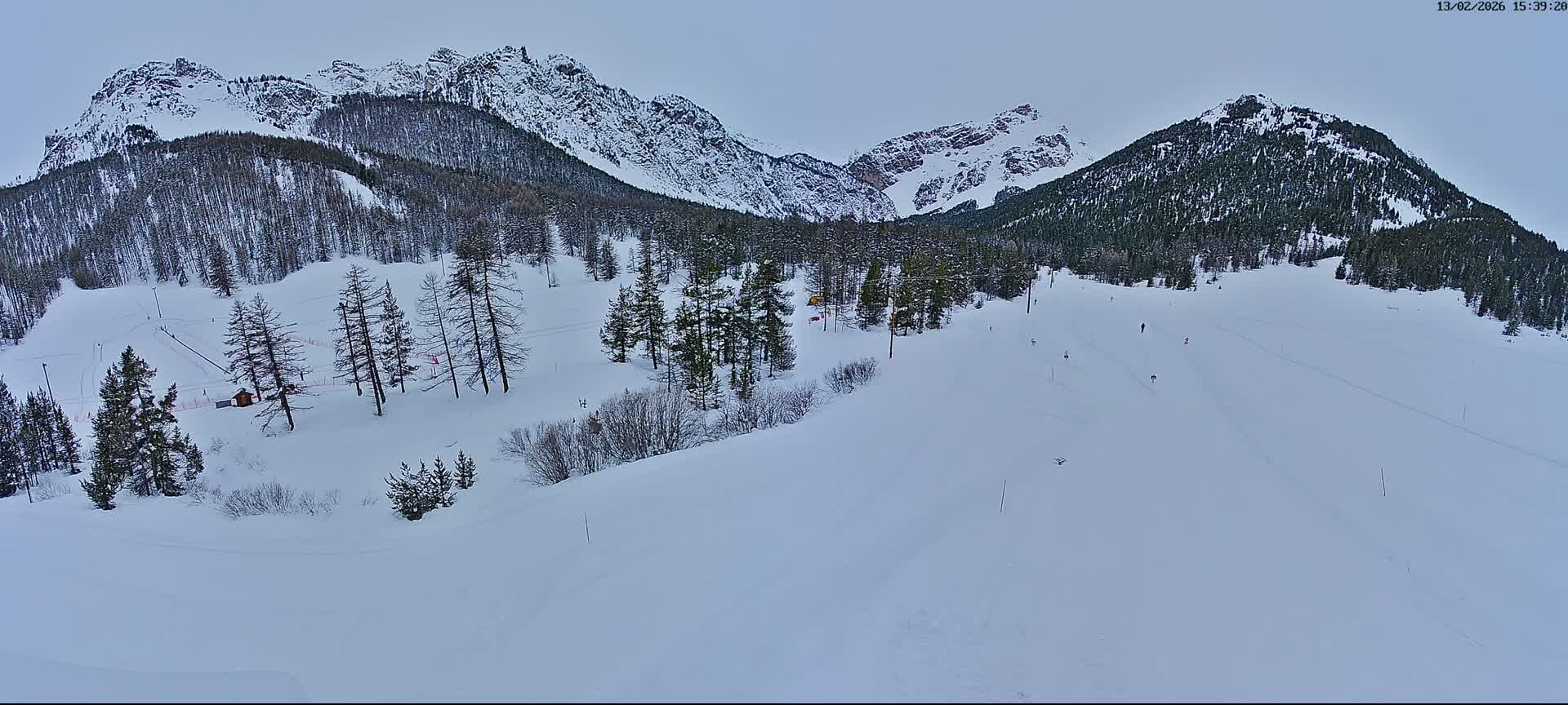 Arvieux Cross-Country Ski Center ( Foyer de ski de fond Arvieux) Live Cam - Brunissard, Arvieux, Briancon, Hautes-Alpes, Provence-Alpes-Cote d’Azur, France