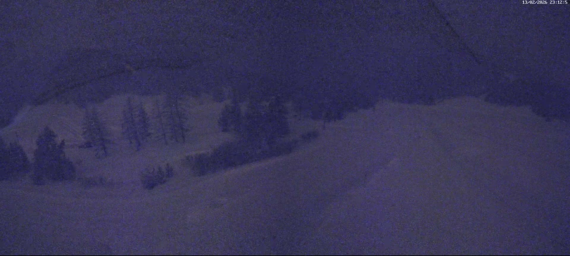 Arvieux Cross-Country Ski Center ( Foyer de ski de fond Arvieux) Live Cam - Brunissard, Arvieux, Briancon, Hautes-Alpes, Provence-Alpes-Cote d’Azur, France